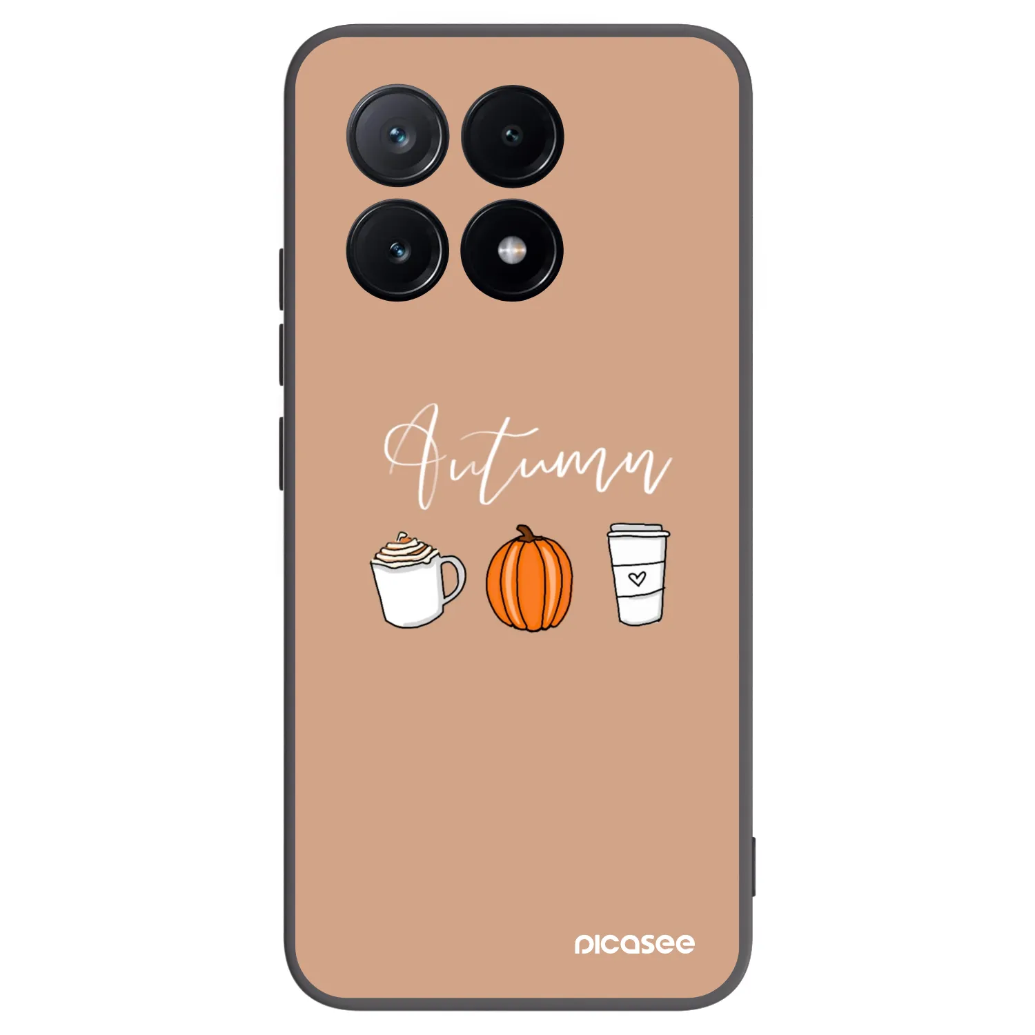 Picasee silikonový černý obal pro Xiaomi Poco X6 Pro - Autumn