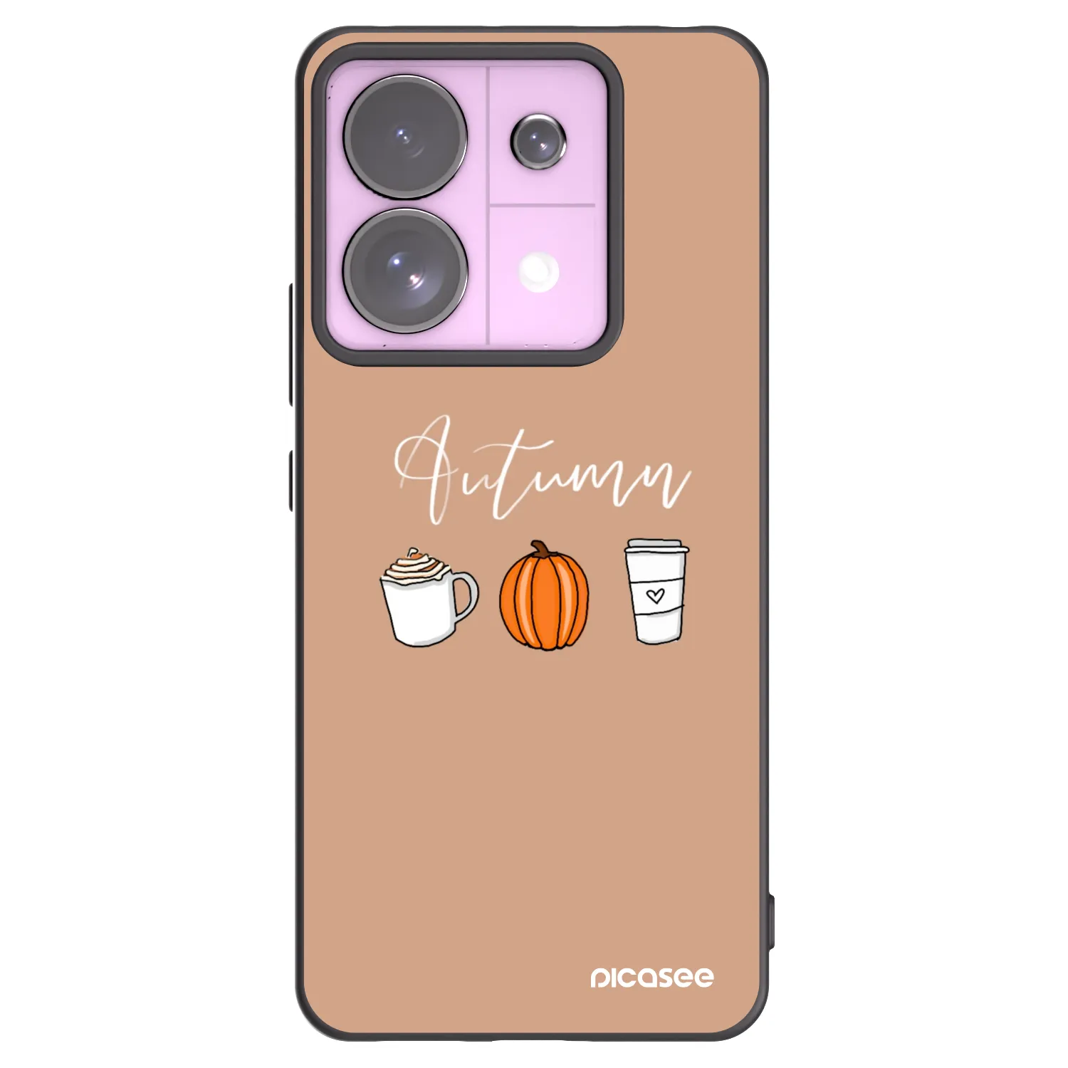 Picasee silikonový černý obal pro Xiaomi Redmi Note 13 Pro 5G - Autumn