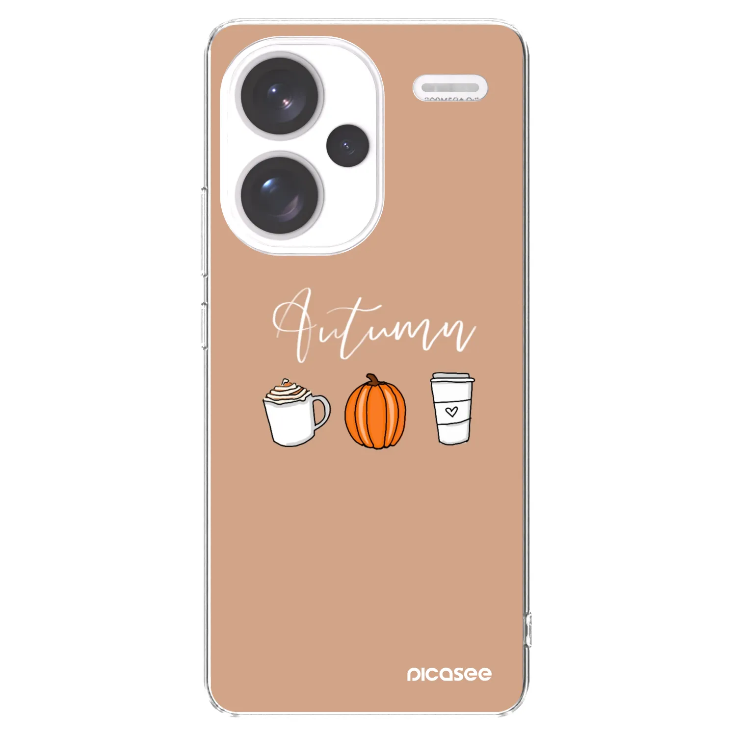 Picasee silikonový průhledný obal pro Xiaomi Redmi Note 13 Pro+ 5G - Autumn