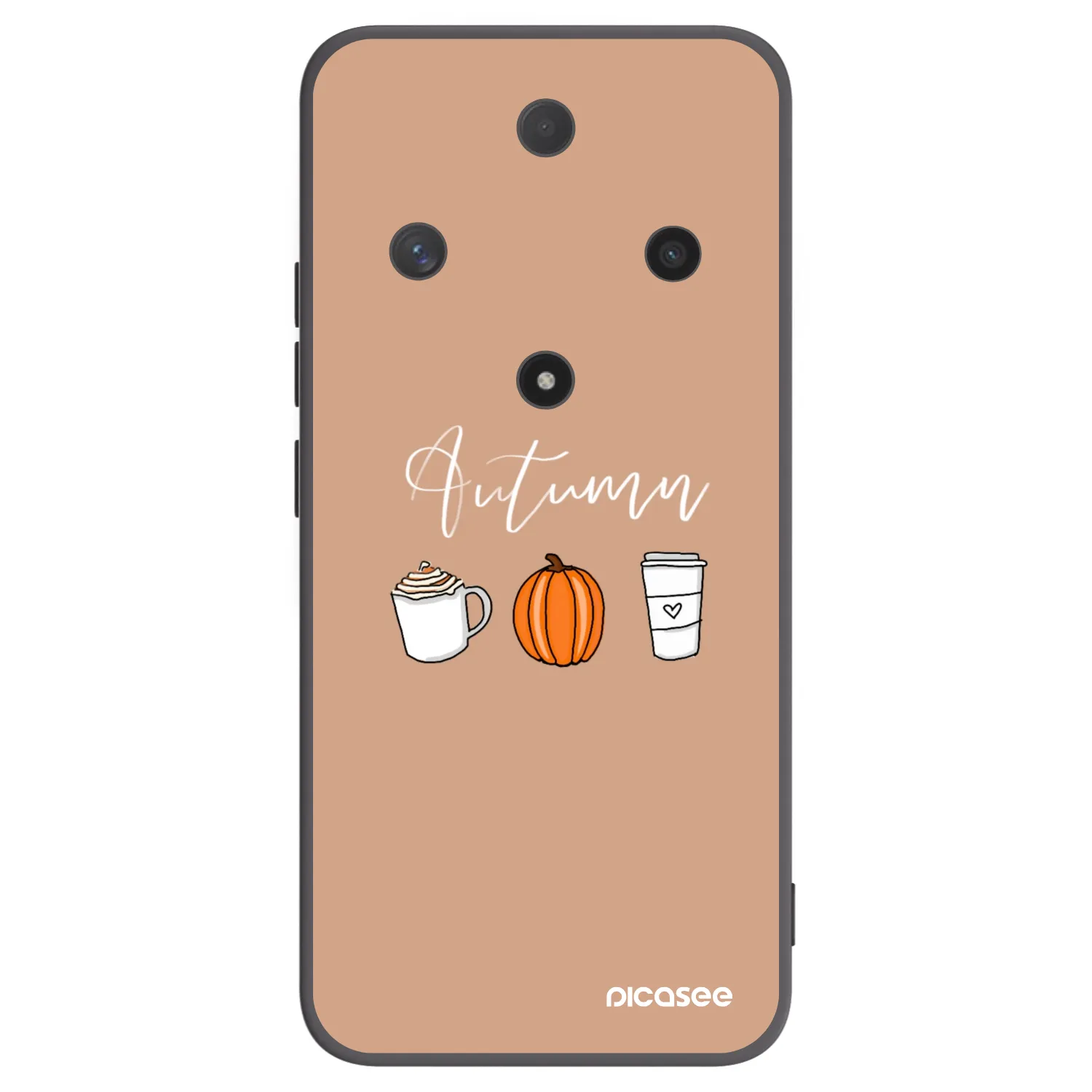 Picasee silikonový černý obal pro Honor Magic6 Lite 5G - Autumn