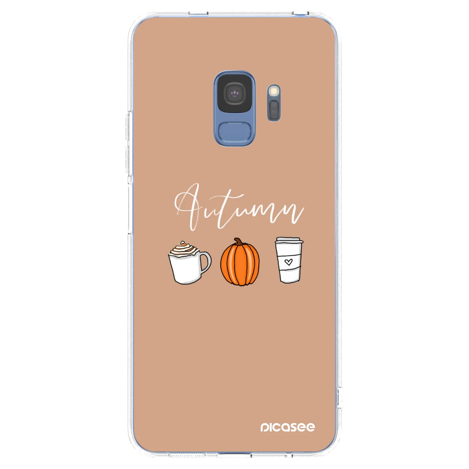 Picasee silikonový průhledný obal pro Samsung Galaxy S9 G960F - Autumn