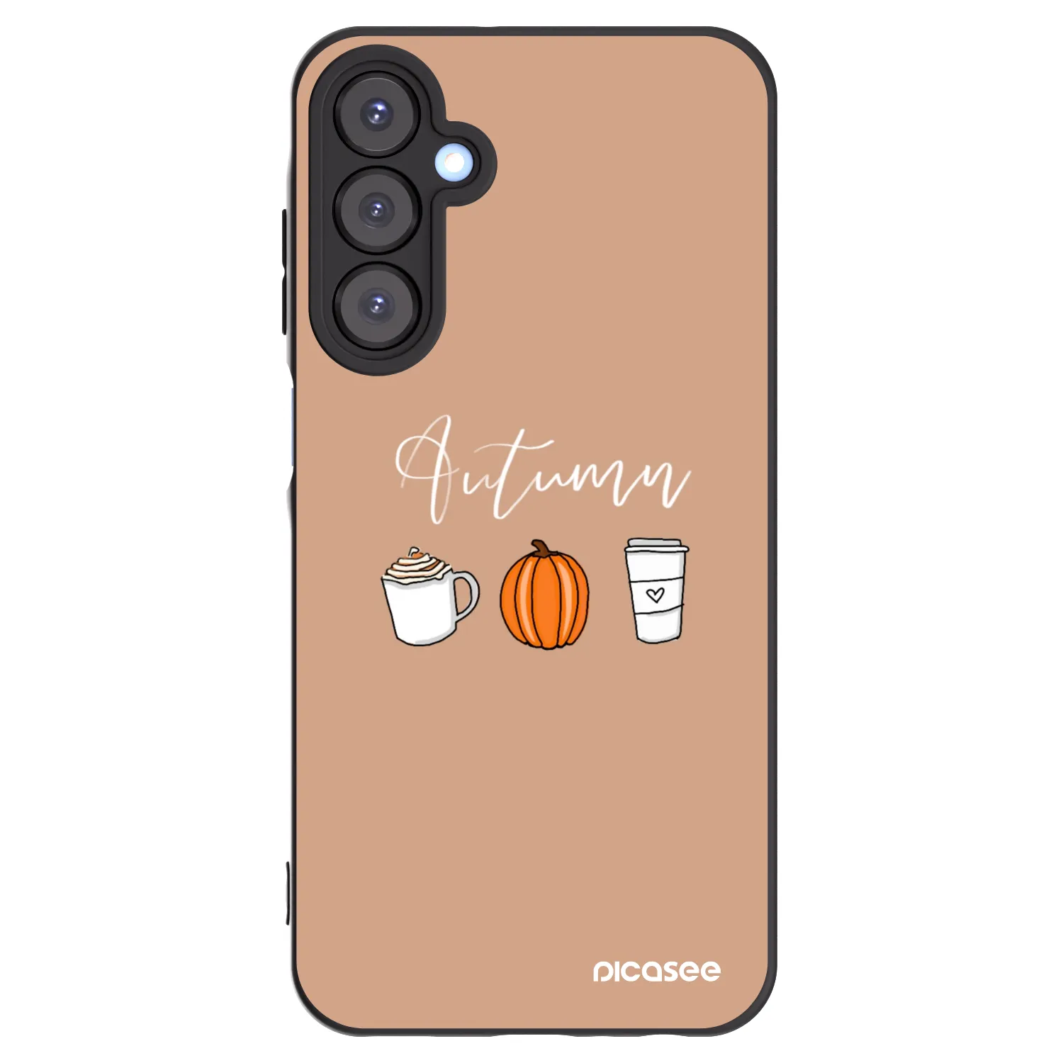 Picasee silikonový černý obal pro Samsung Galaxy A25 A256B 5G - Autumn
