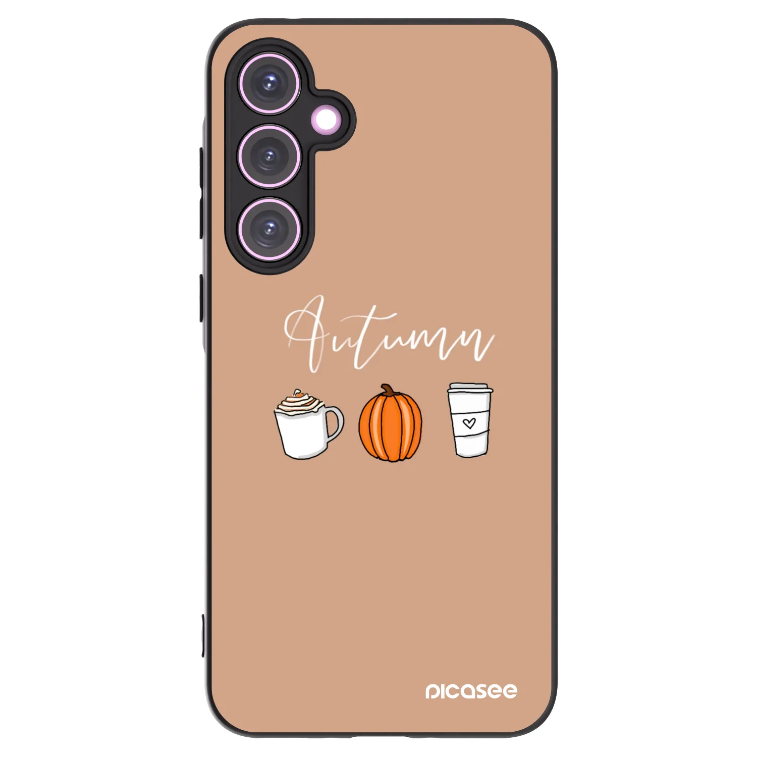 Picasee silikonový černý obal pro Samsung Galaxy A35 5G A356B - Autumn