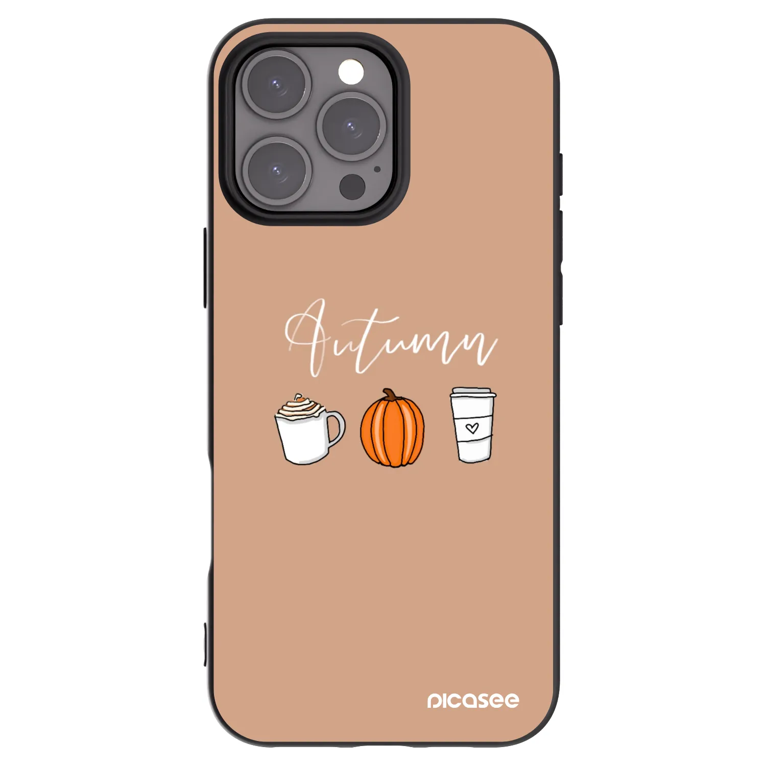 Picasee silikonový černý obal pro Apple iPhone 16 Pro Max - Autumn