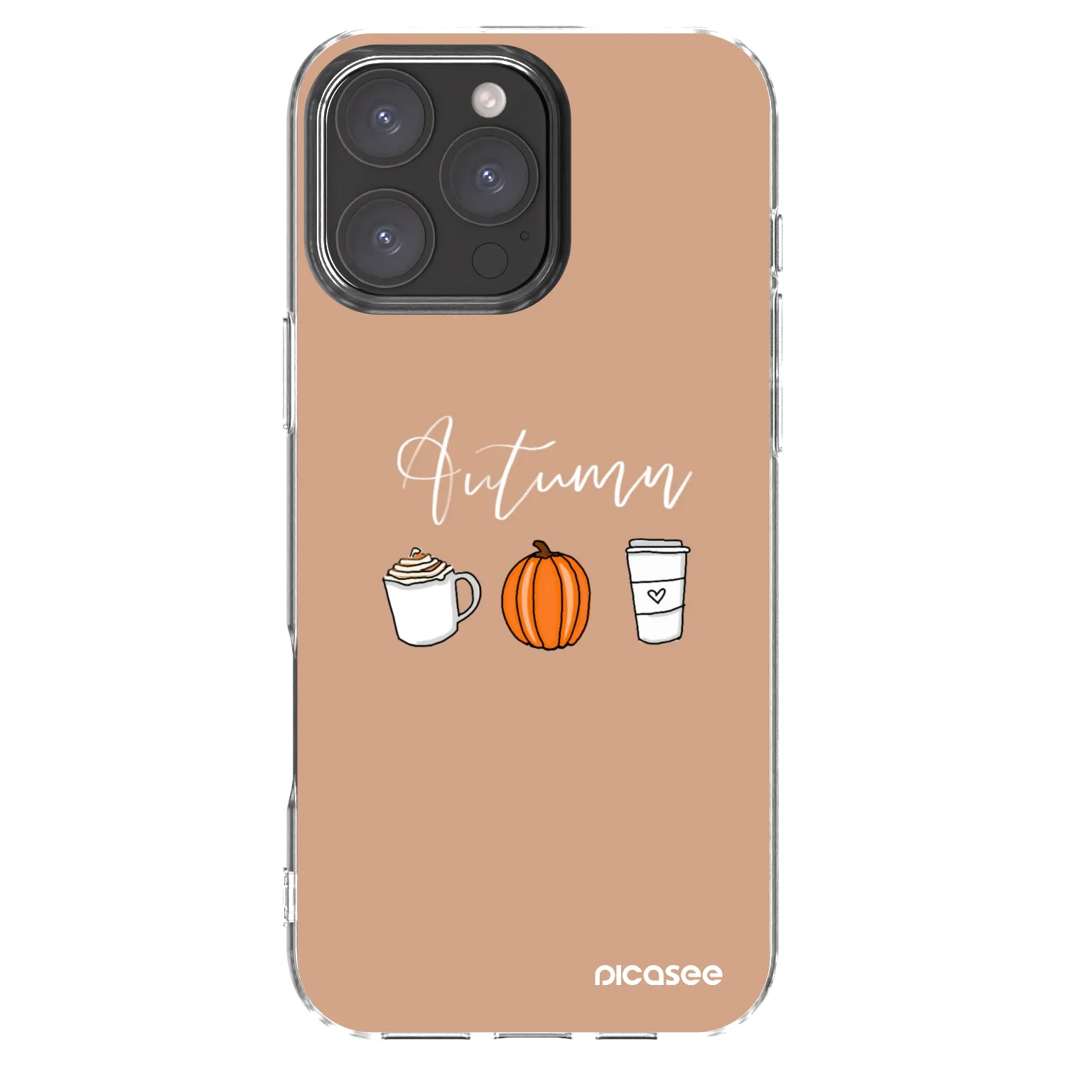 Picasee silikonový průhledný obal pro Apple iPhone 16 Pro Max - Autumn