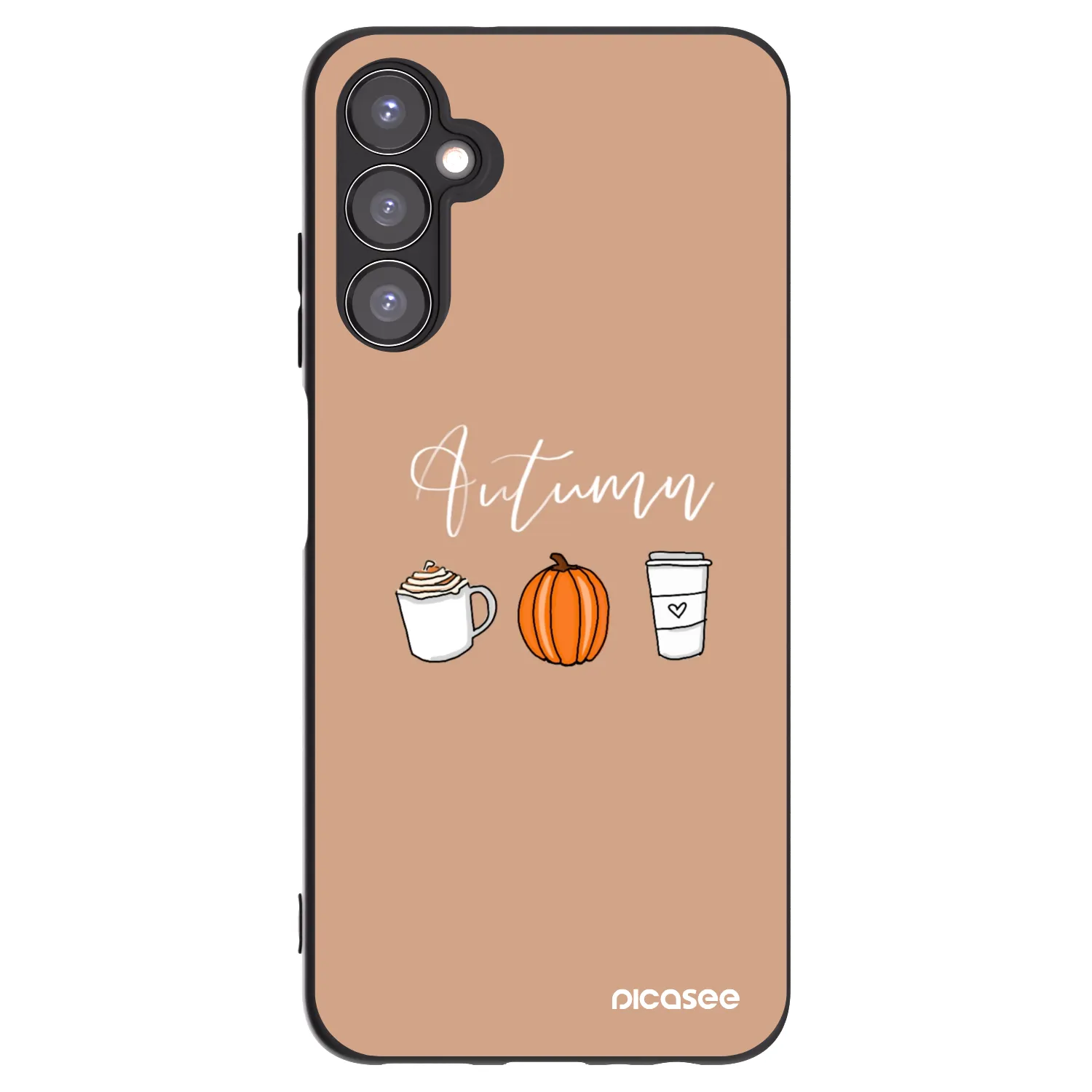 Picasee silikonový černý obal pro Samsung Galaxy A05s A057G - Autumn