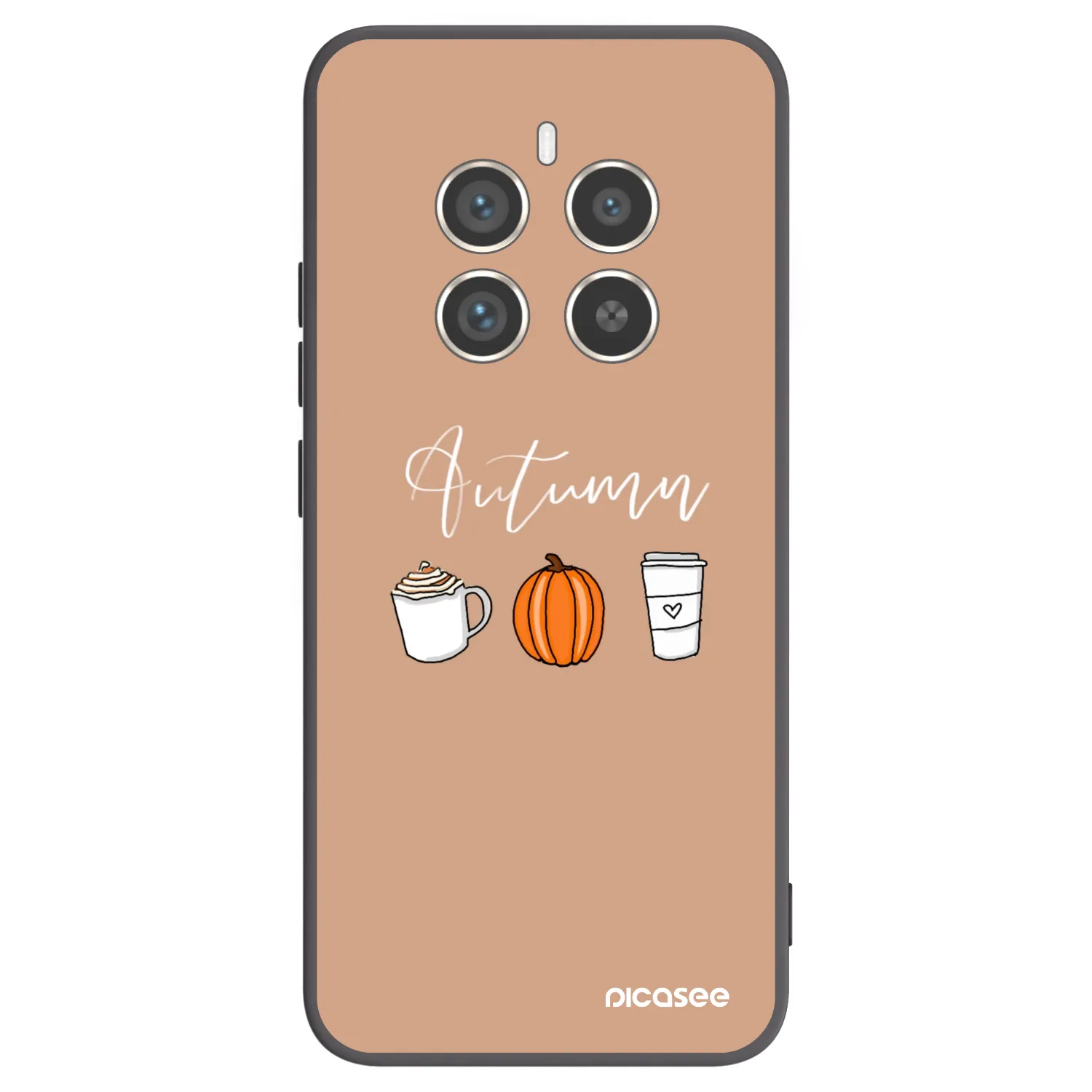 Picasee silikonový černý obal pro Realme 12 Pro 5G - Autumn