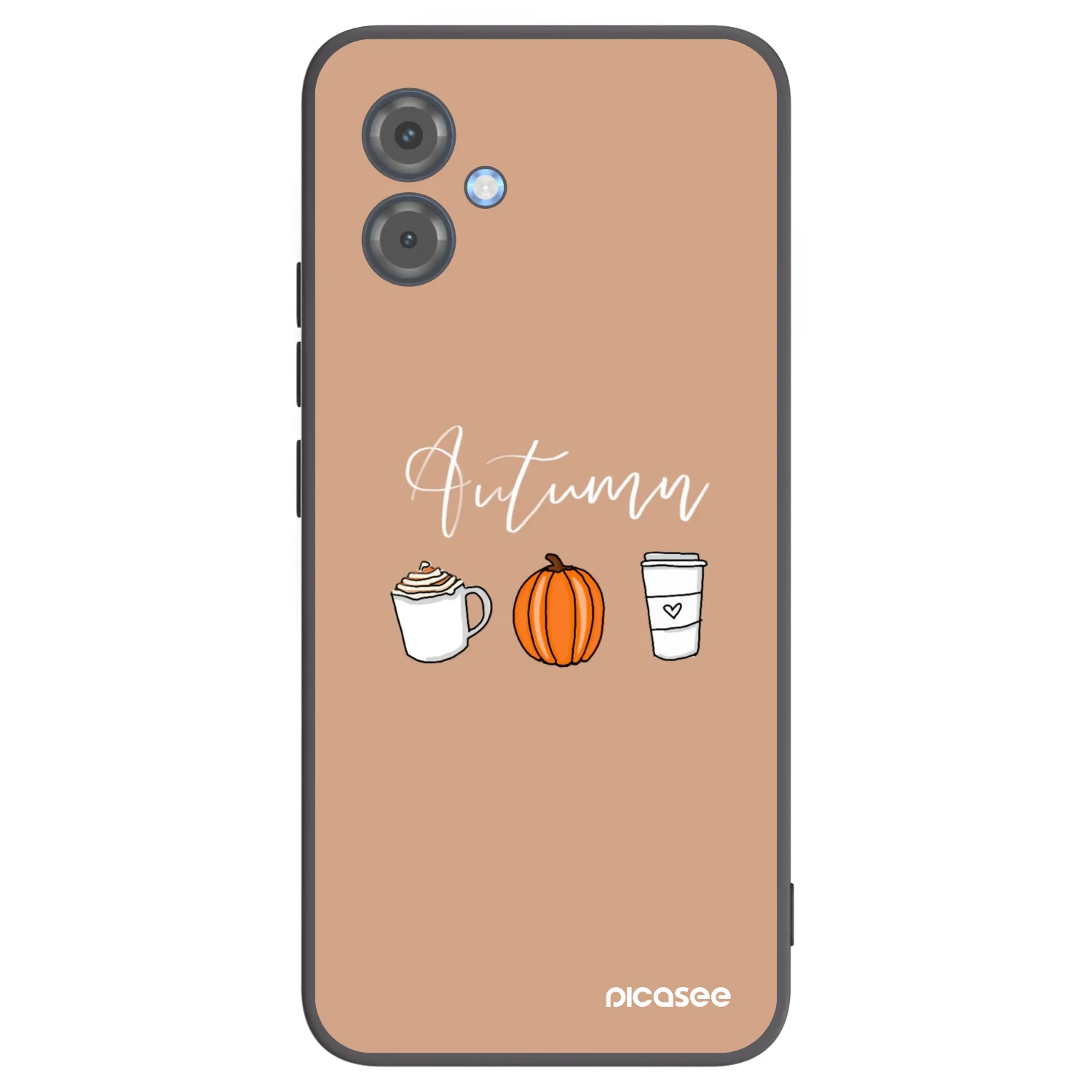 Picasee silikonový černý obal pro Motorola Moto G14 - Autumn
