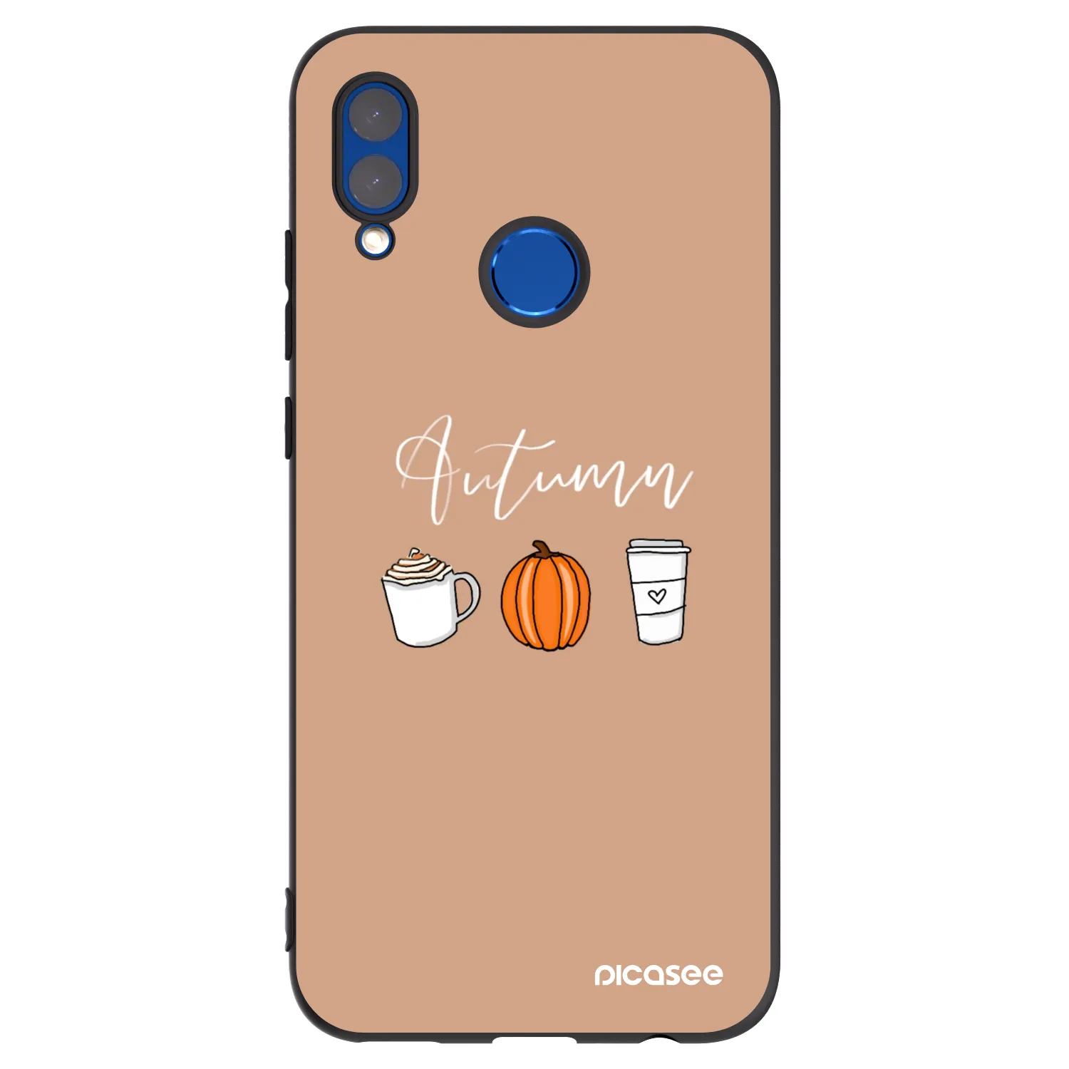 Picasee silikonový černý obal pro Honor 10 Lite - Autumn
