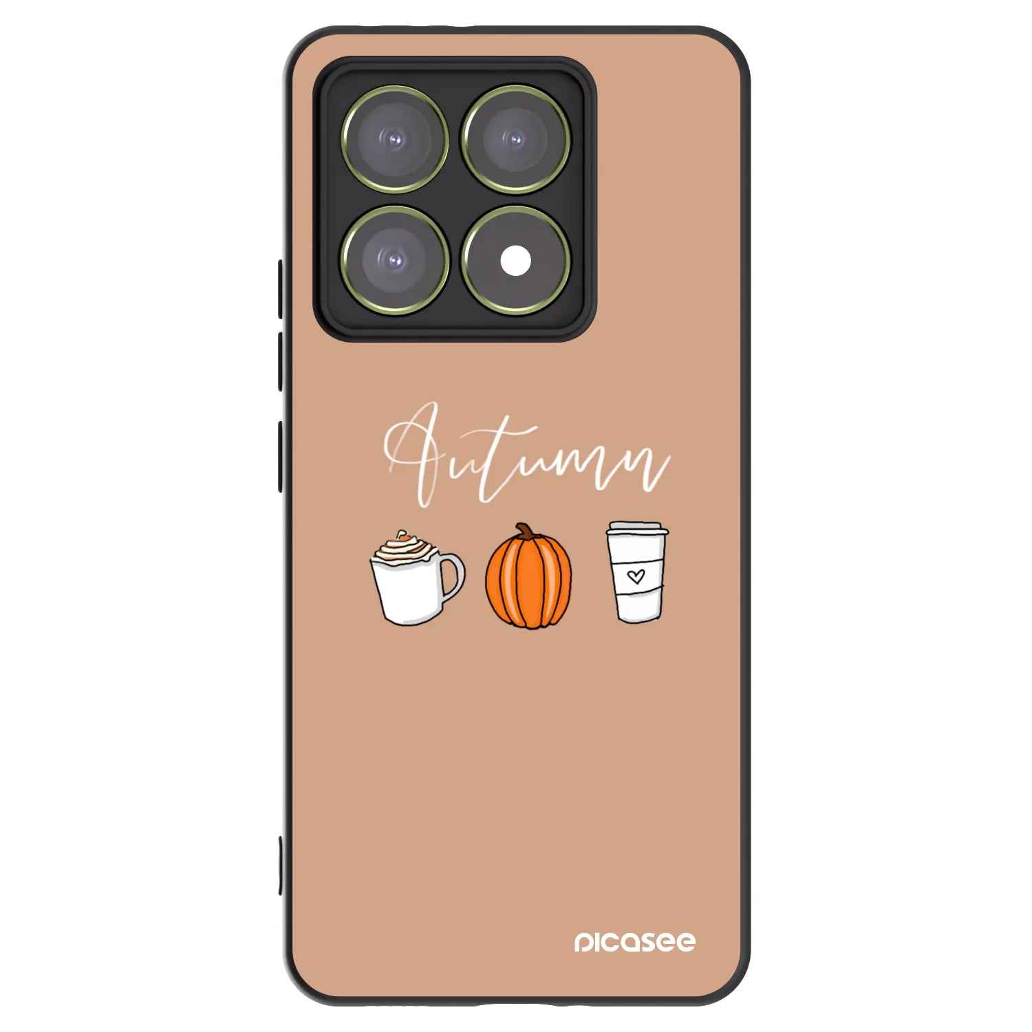 Picasee silikonový černý obal pro Xiaomi 14T - Autumn