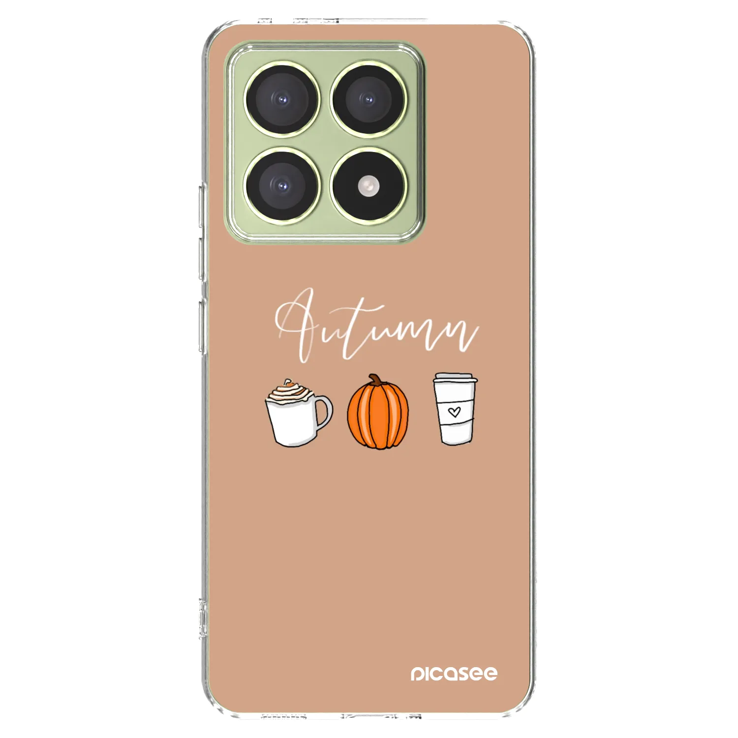 Picasee silikonový průhledný obal pro Xiaomi 14T - Autumn