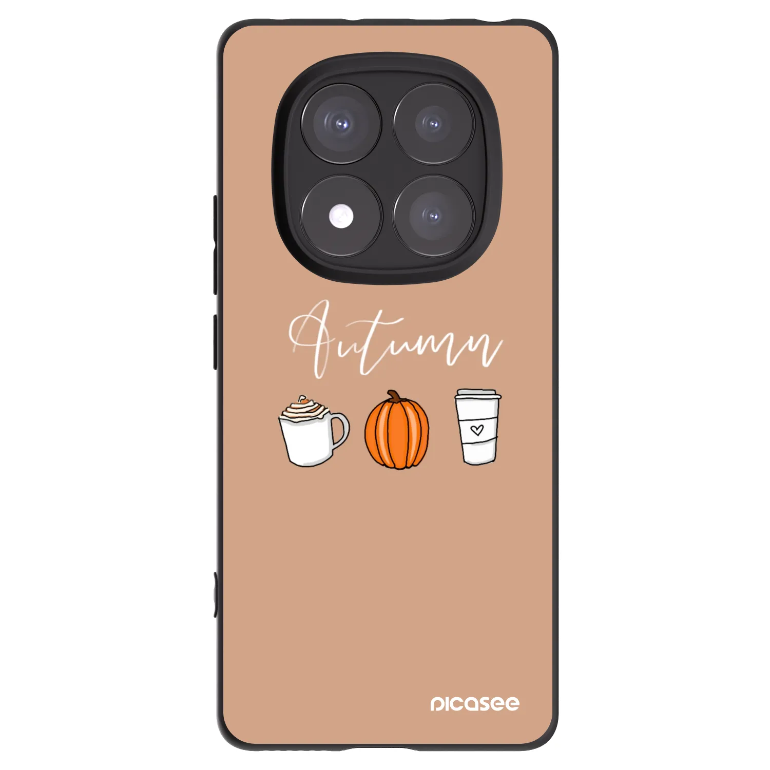 Picasee silikonový černý obal pro Xiaomi Redmi Note 14 Pro+ 5G - Autumn