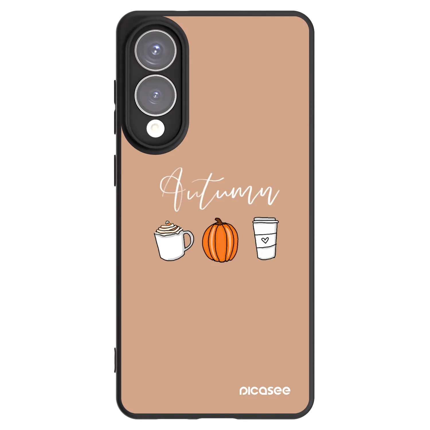 Picasee silikonový černý obal pro Samsung Galaxy S25 Edge 5G - Autumn