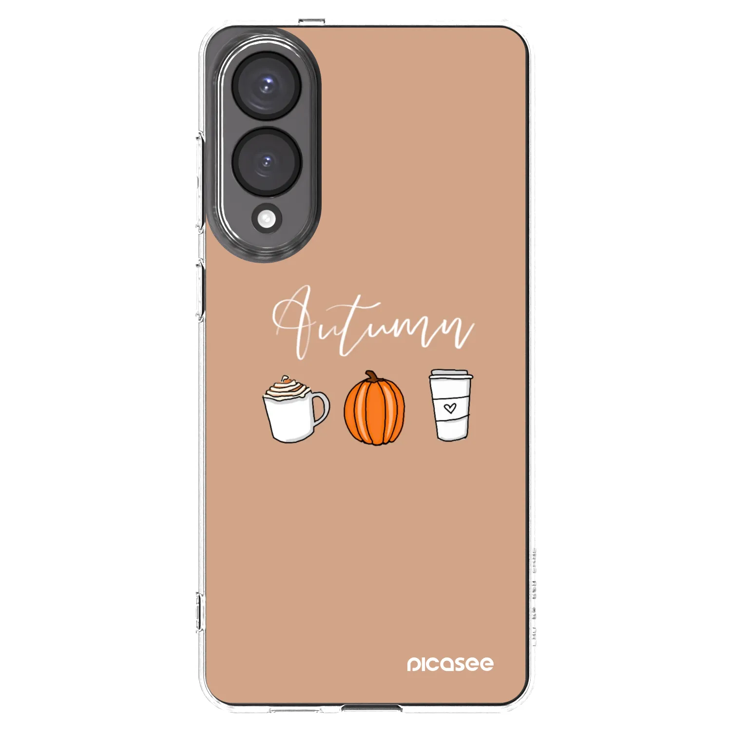 Picasee silikonový průhledný obal pro Samsung Galaxy S25 Edge 5G - Autumn