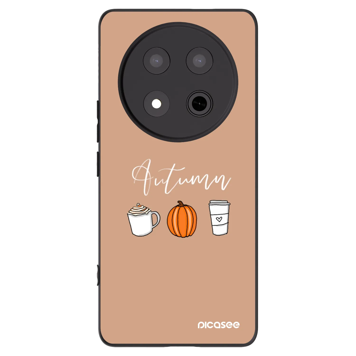 Picasee silikonový černý obal pro Honor Magic7 Lite 5G - Autumn