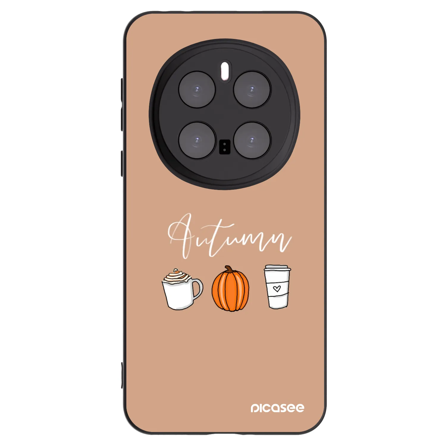 Picasee silikonový černý obal pro Honor Magic7 Pro 5G - Autumn