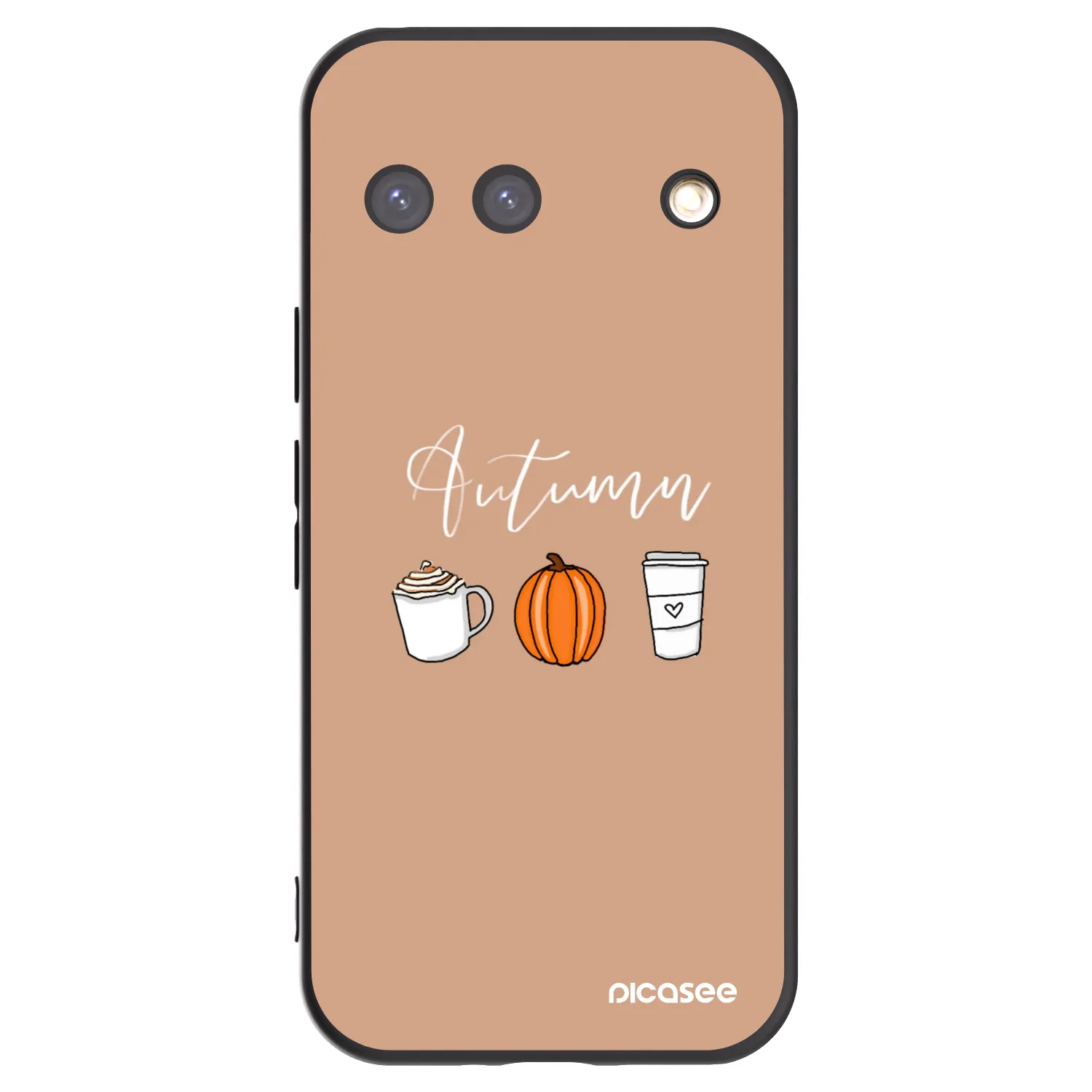 Picasee silikonový černý obal pro Google Pixel 9 - Autumn