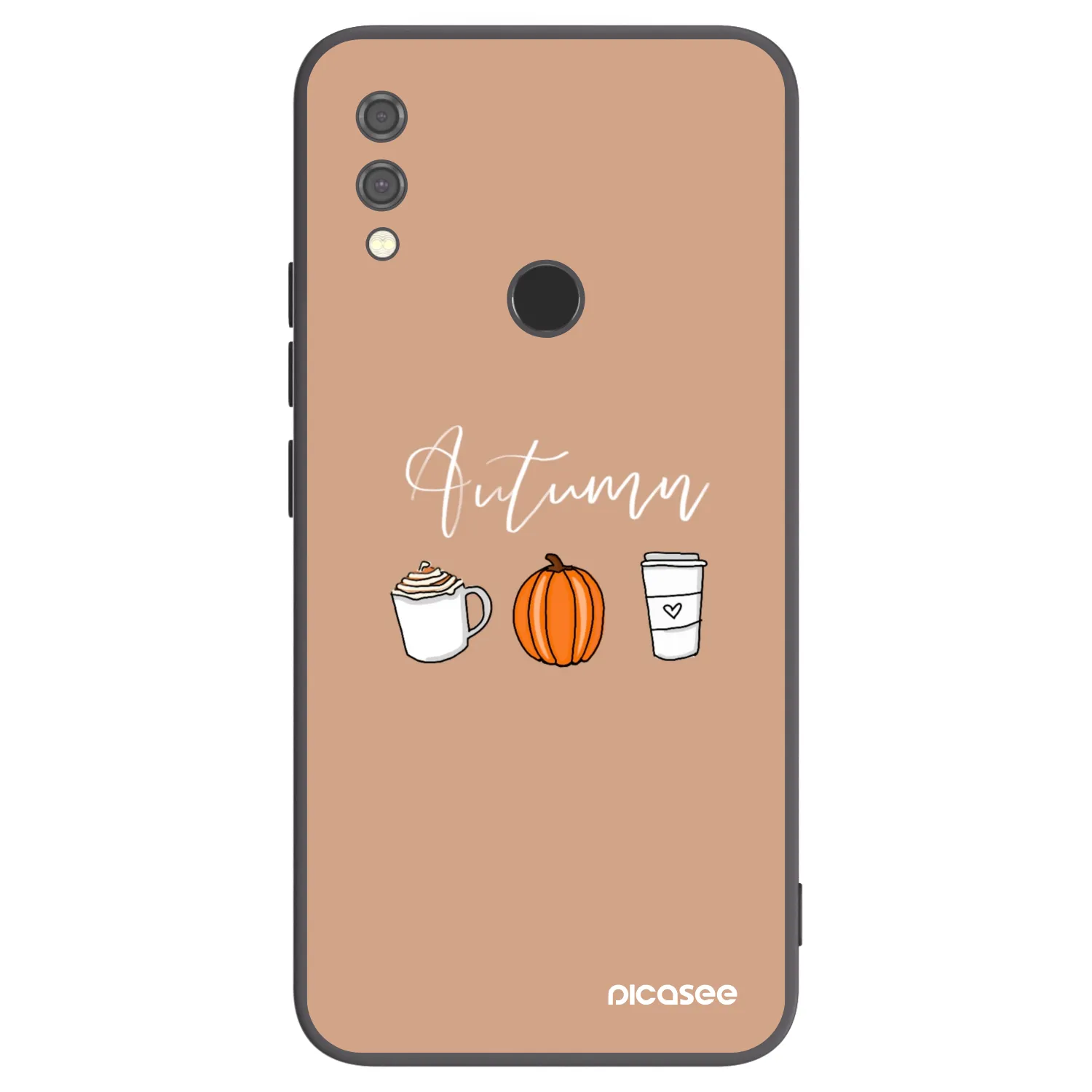 Picasee silikonový černý obal pro Xiaomi Redmi Note 7 - Autumn