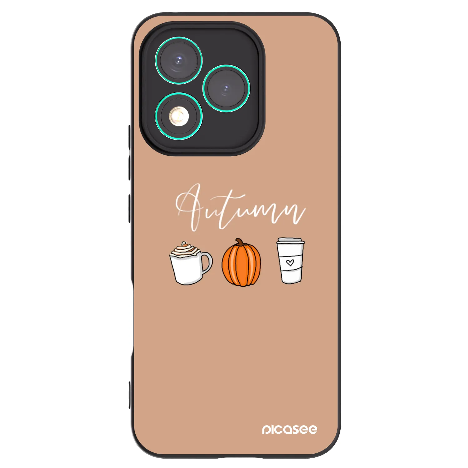 Picasee silikonový černý obal pro Honor 400 Lite 5G - Autumn