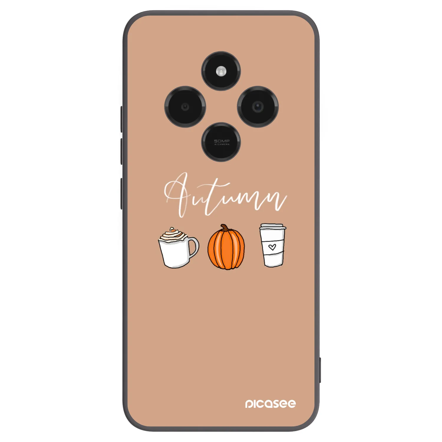 Picasee silikonový černý obal pro Xiaomi Poco C75 - Autumn