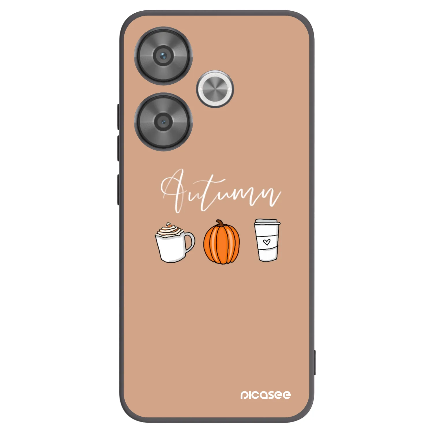 Picasee silikonový černý obal pro Xiaomi Poco F6 - Autumn