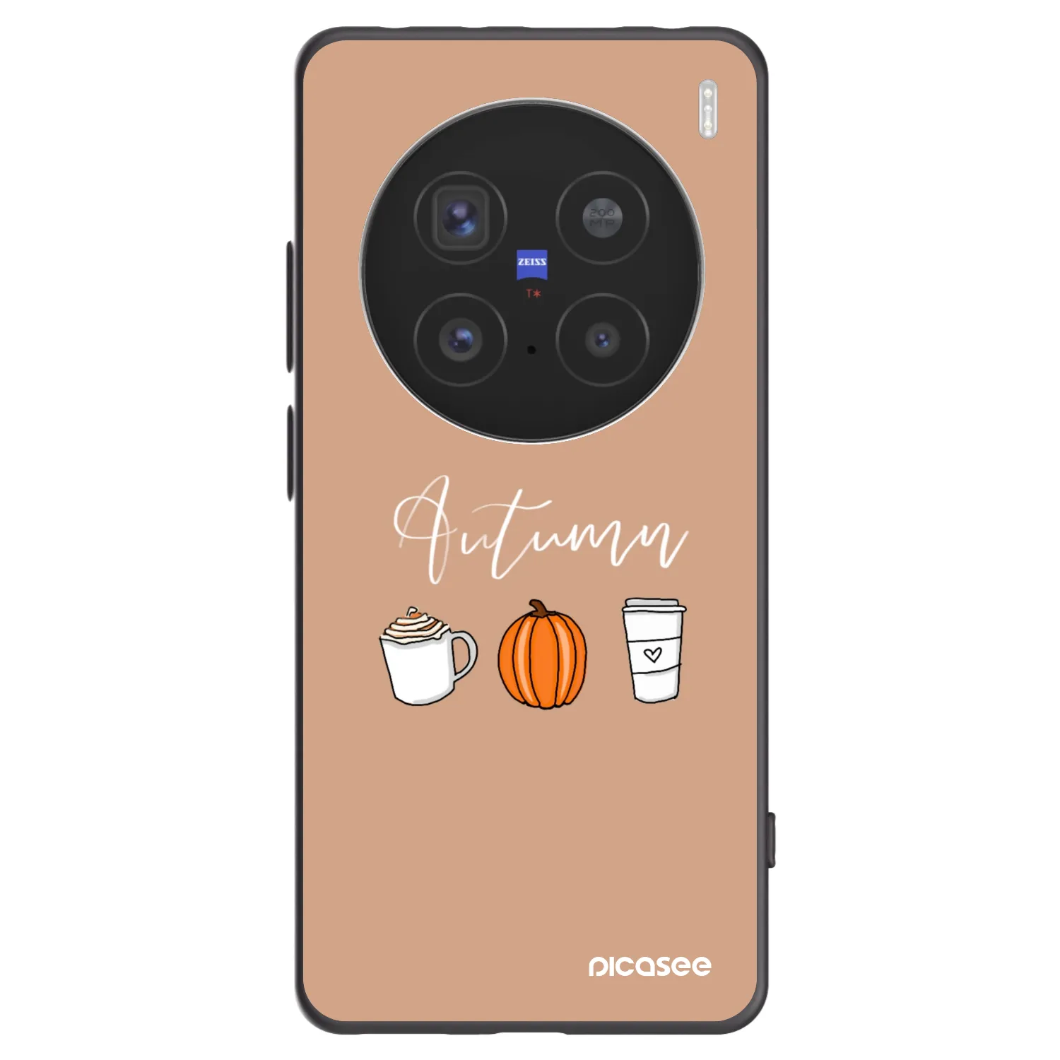 Picasee silikonový černý obal pro Vivo X200 Pro - Autumn