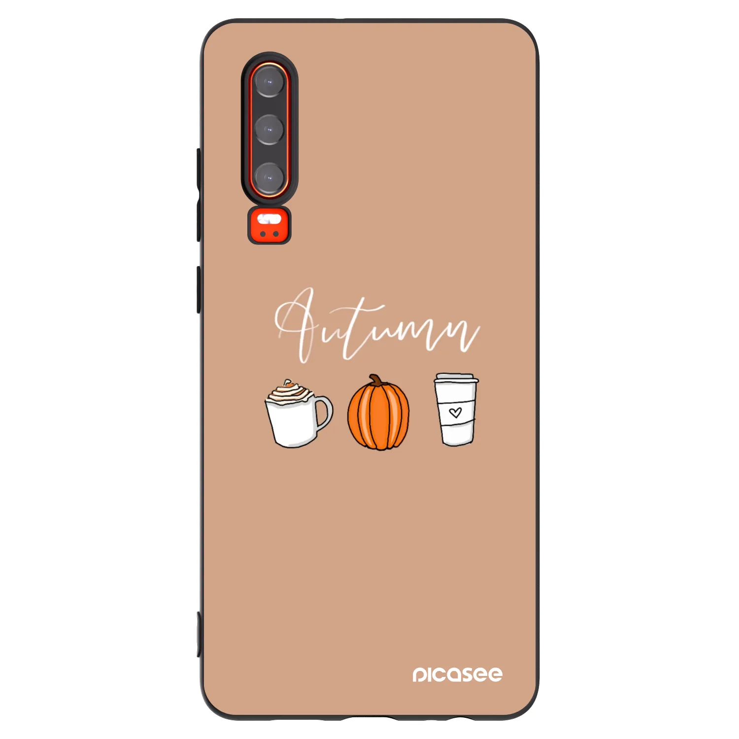 Picasee silikonový černý obal pro Huawei P30 - Autumn