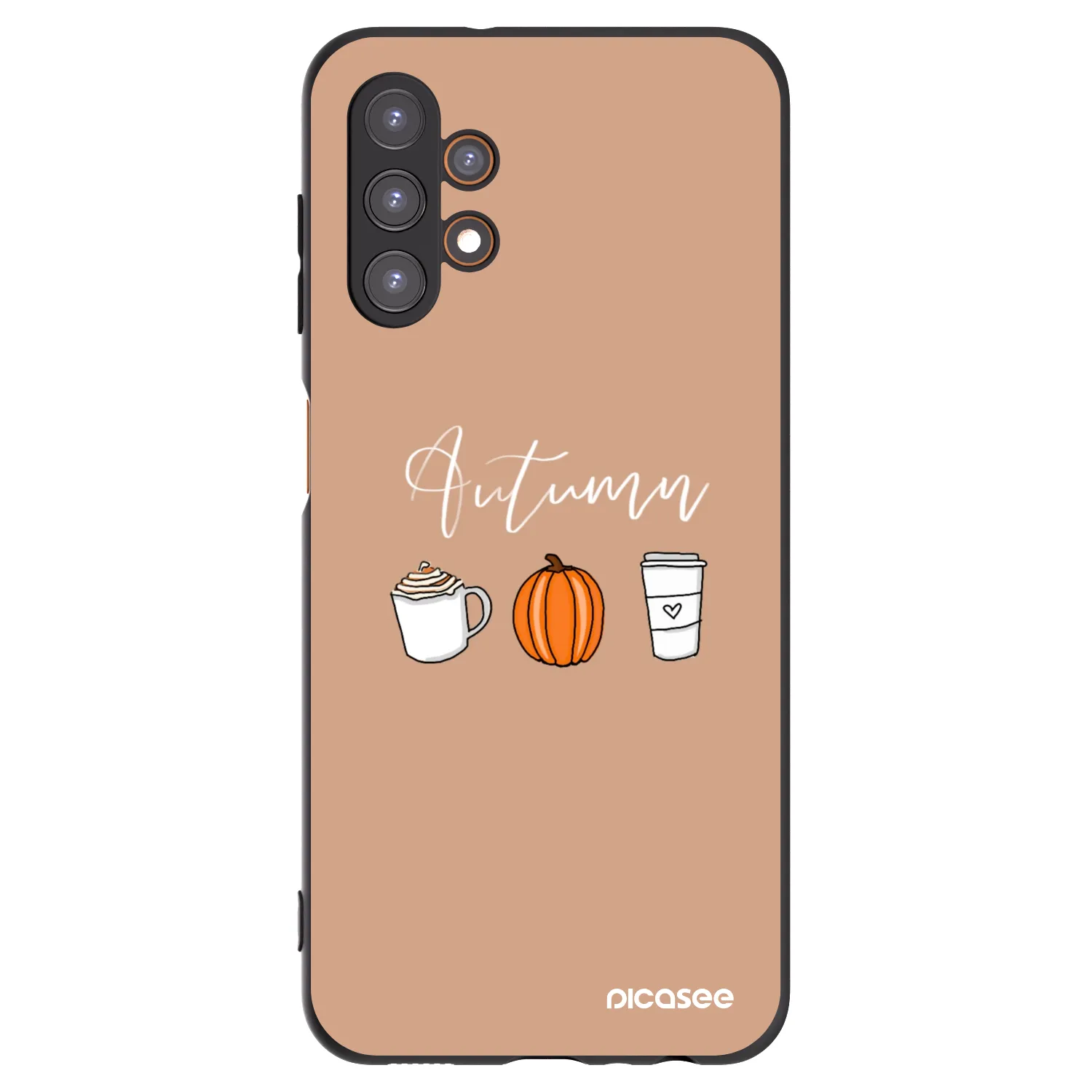 Picasee silikonový černý obal pro Samsung Galaxy A13 5G - Autumn