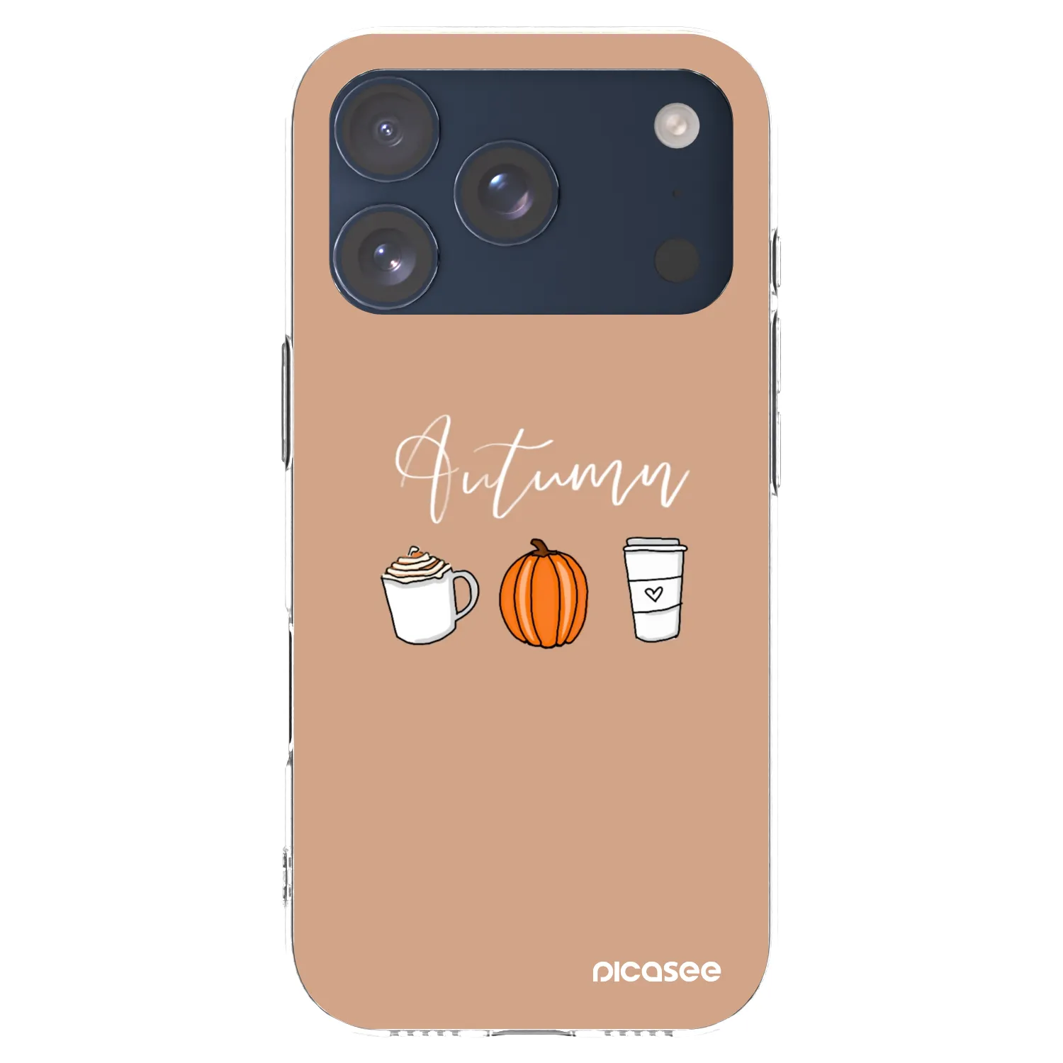 Picasee silikonový průhledný obal pro Apple iPhone 17 Pro - Autumn