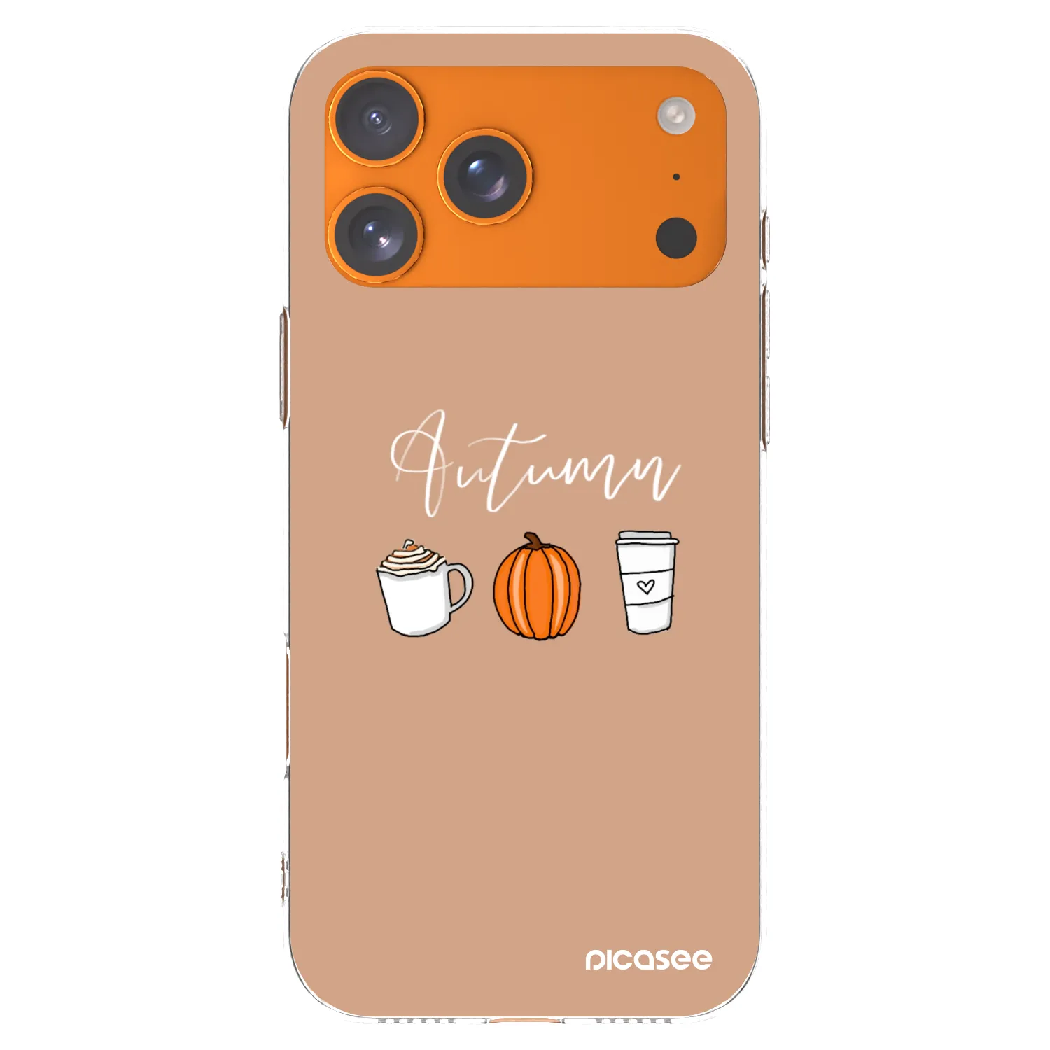 Picasee silikonový průhledný obal pro Apple iPhone 17 Pro Max - Autumn