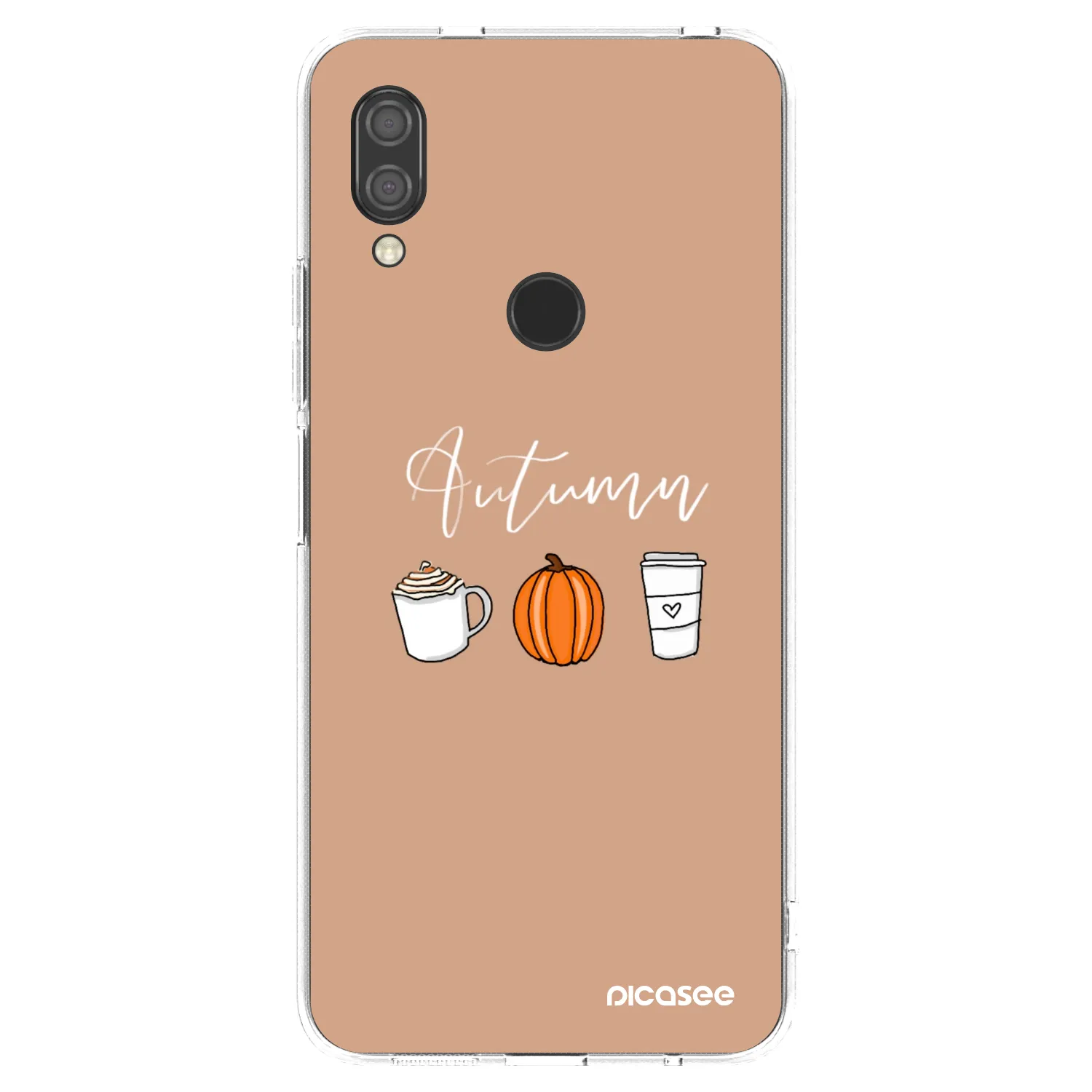 Picasee silikonový průhledný obal pro Xiaomi Redmi 7 - Autumn