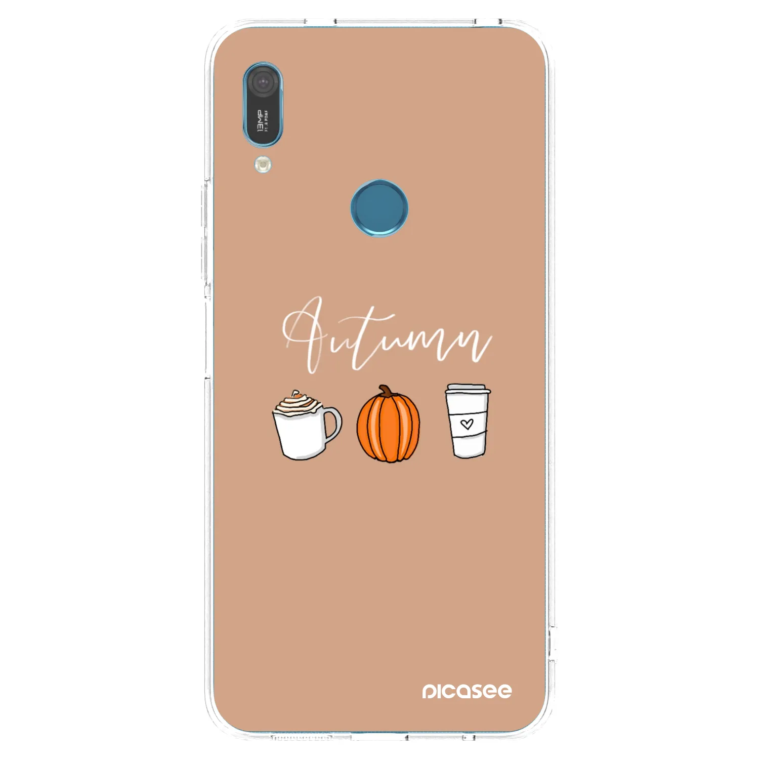 Picasee silikonový průhledný obal pro Huawei Y6 2019 - Autumn