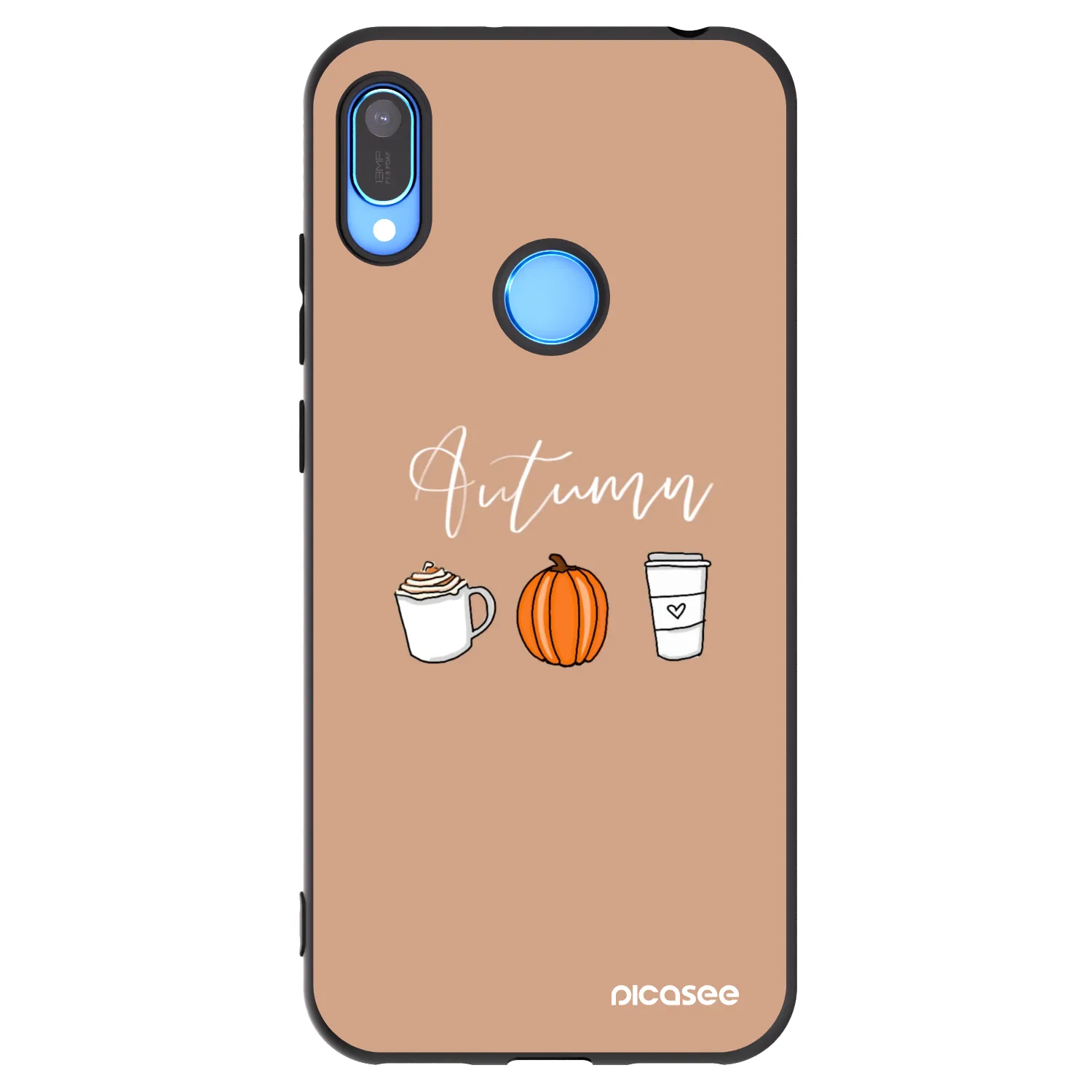 Picasee silikonový černý obal pro Huawei Y6 2019 - Autumn