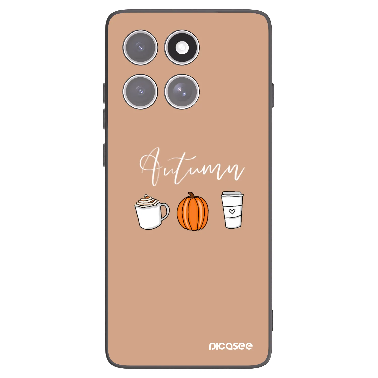 Picasee silikonový černý obal pro Motorola Edge 60 Pro - Autumn