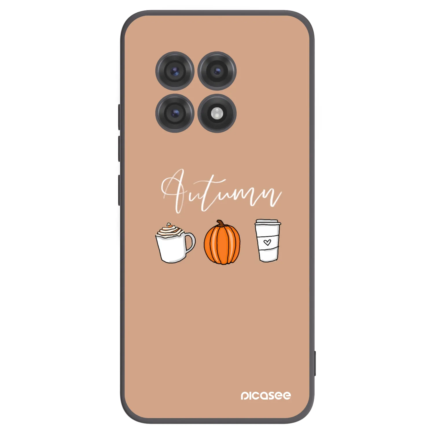 Picasee silikonový černý obal pro OnePlus 13R 5G - Autumn