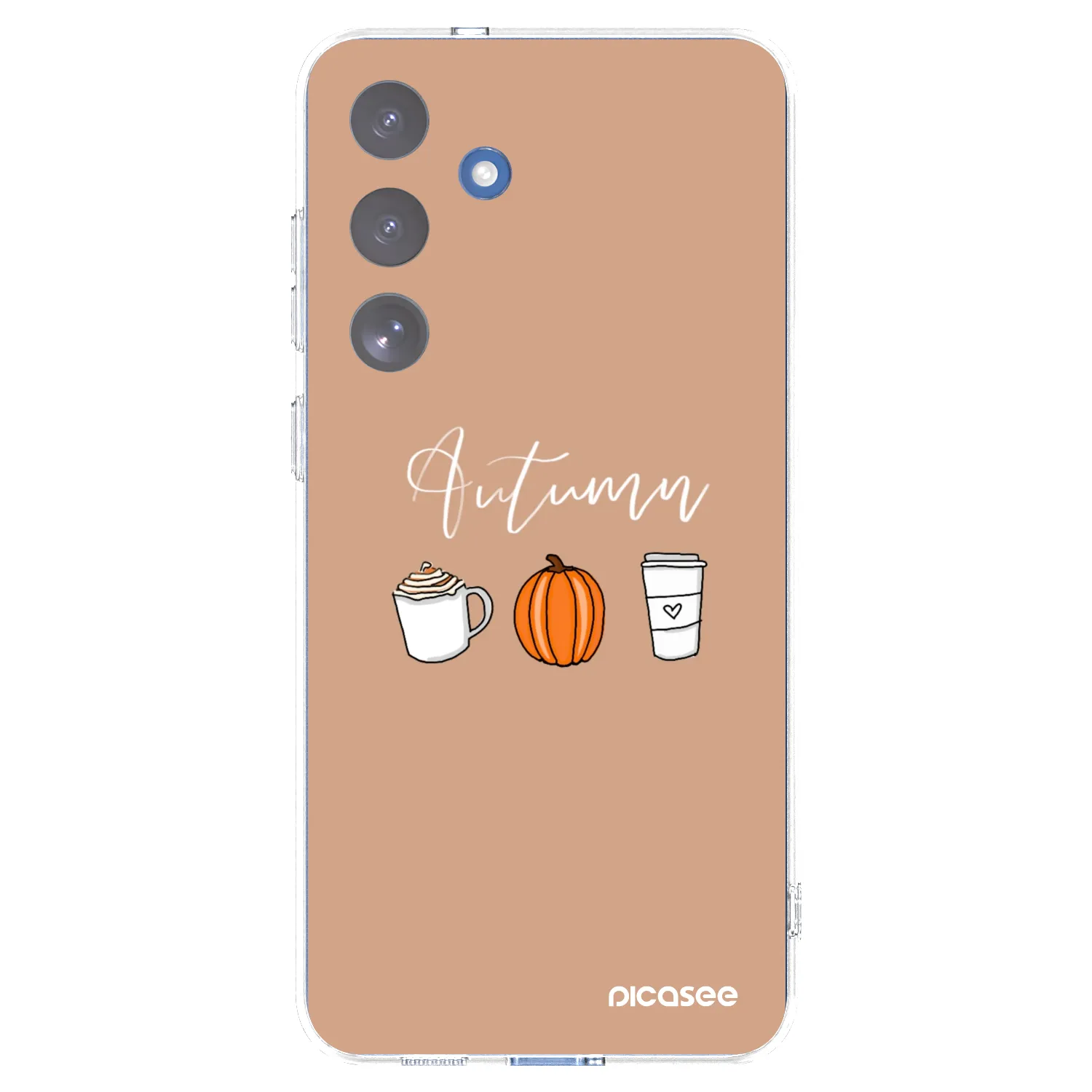 Picasee silikonový průhledný obal pro Samsung Galaxy S25 FE 5G - Autumn