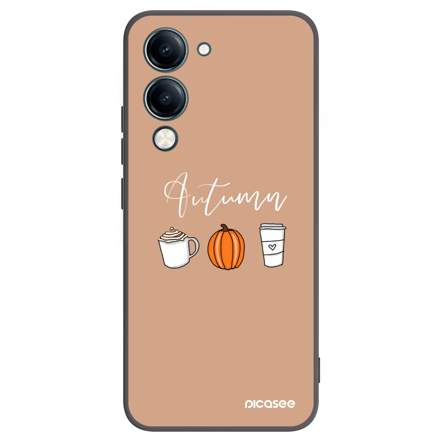 Picasee silikonový černý obal pro Vivo Y29s 5G - Autumn
