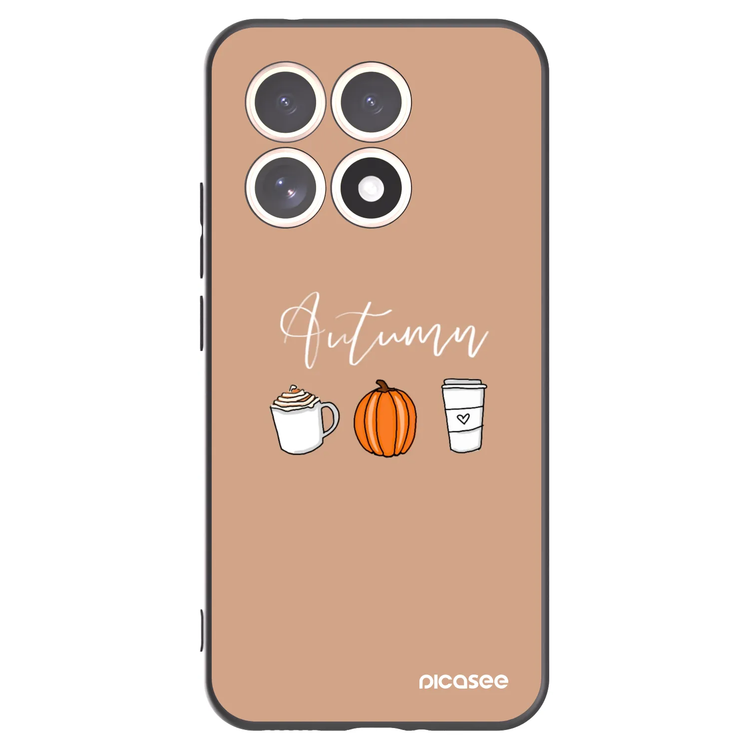 Picasee silikonový černý obal pro Xiaomi 15T - Autumn