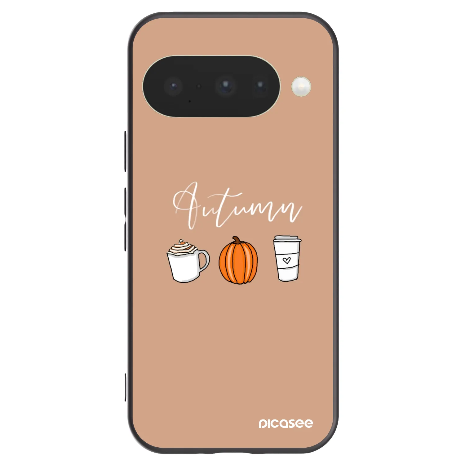 Picasee silikonový černý obal pro Google Pixel 10 - Autumn