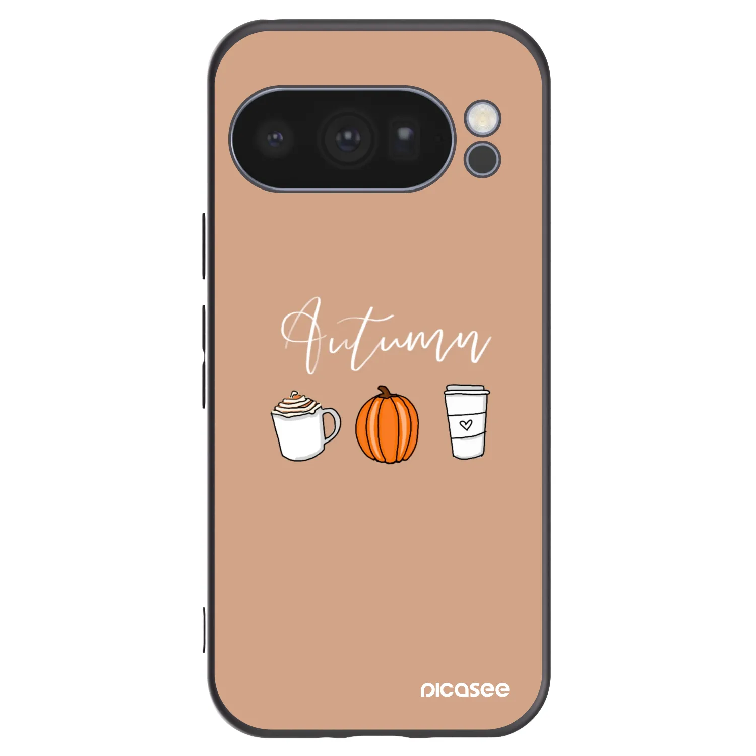 Picasee silikonový černý obal pro Google Pixel 10 Pro - Autumn