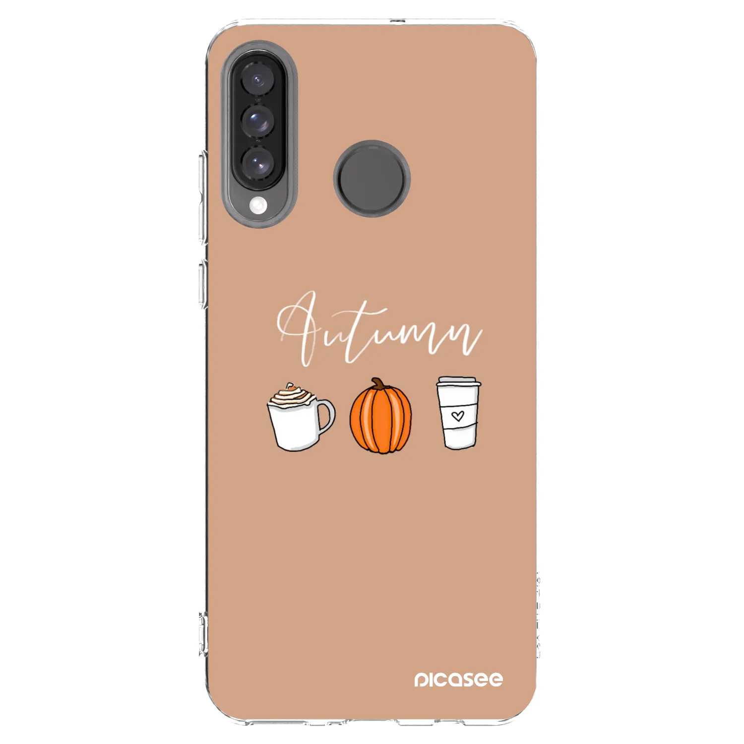 Picasee silikonový průhledný obal pro Huawei P30 Lite - Autumn