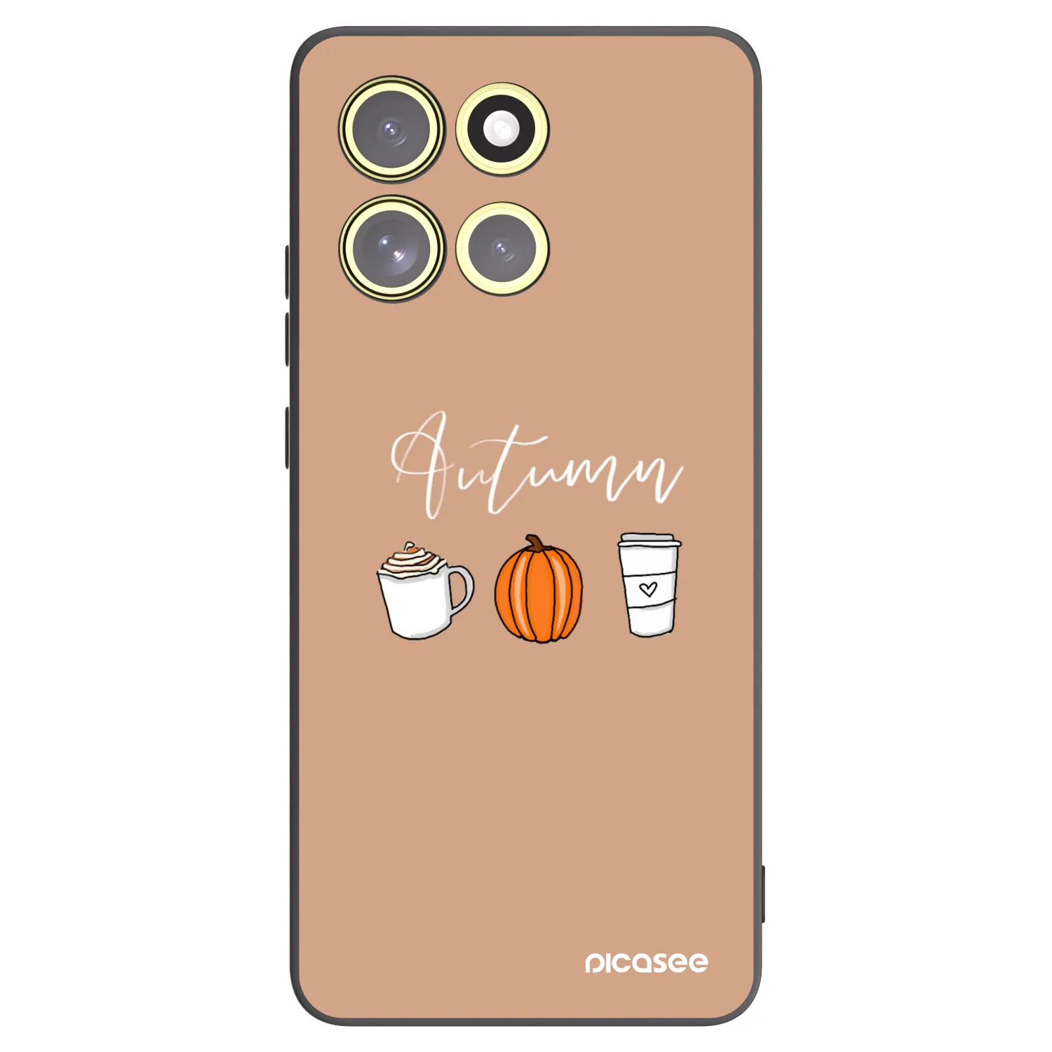 Picasee silikonový černý obal pro Motorola Moto G86 Power 5G - Autumn