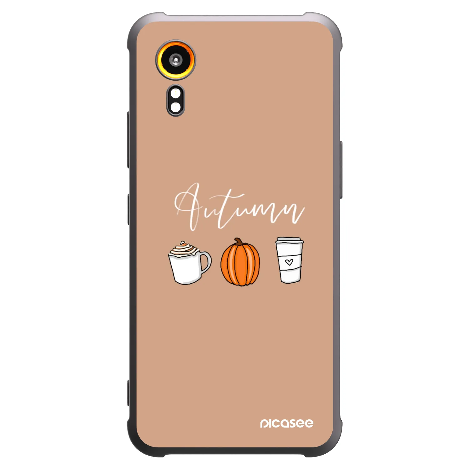 Picasee silikonový černý obal pro Samsung Galaxy XCover 7 - Autumn