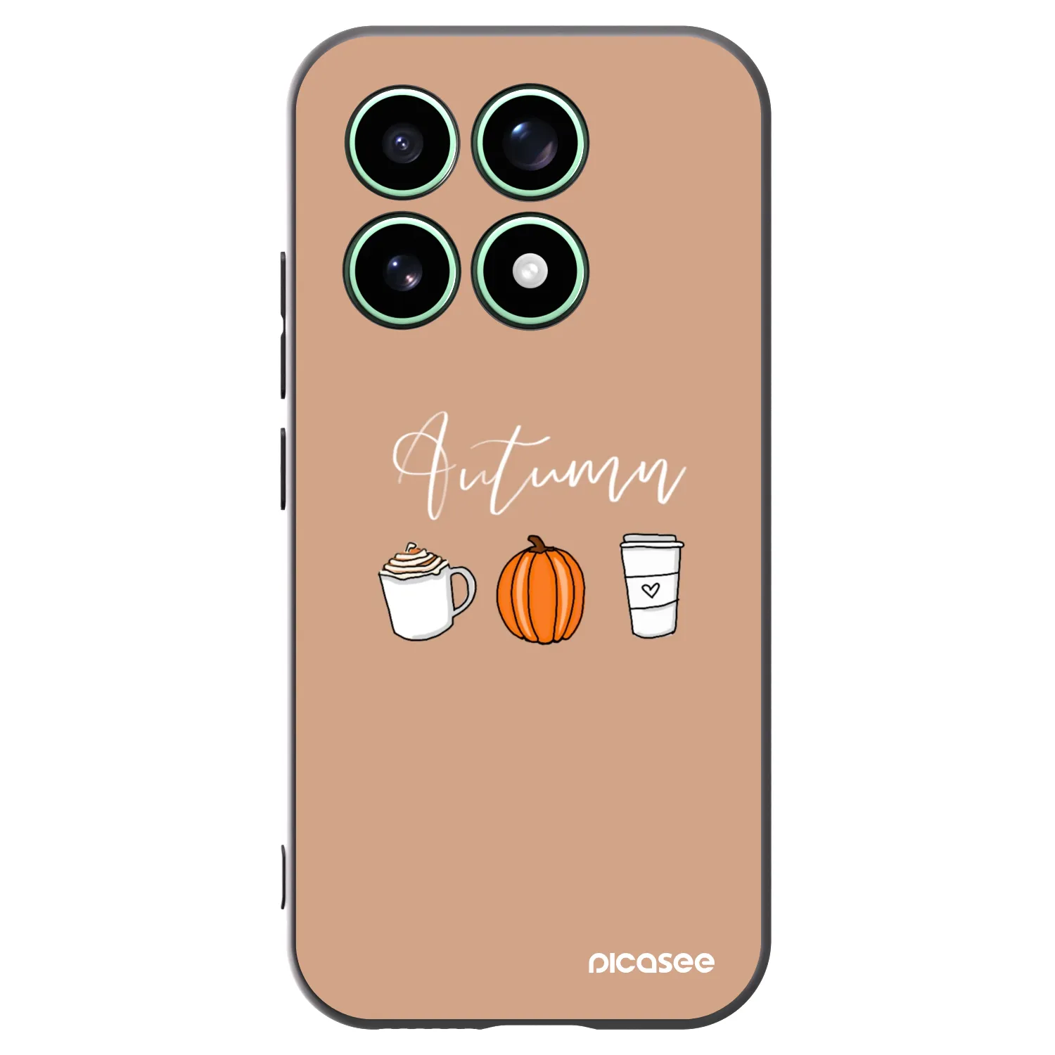 Picasee silikonový černý obal pro Xiaomi 17 - Autumn