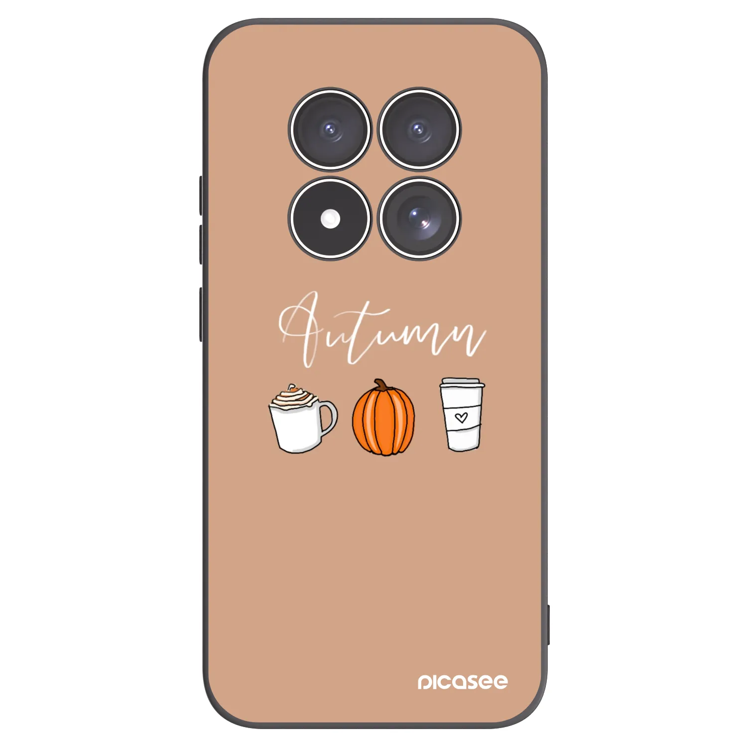 Picasee silikonový černý obal pro Xiaomi Redmi Note 15 Pro 5G - Autumn