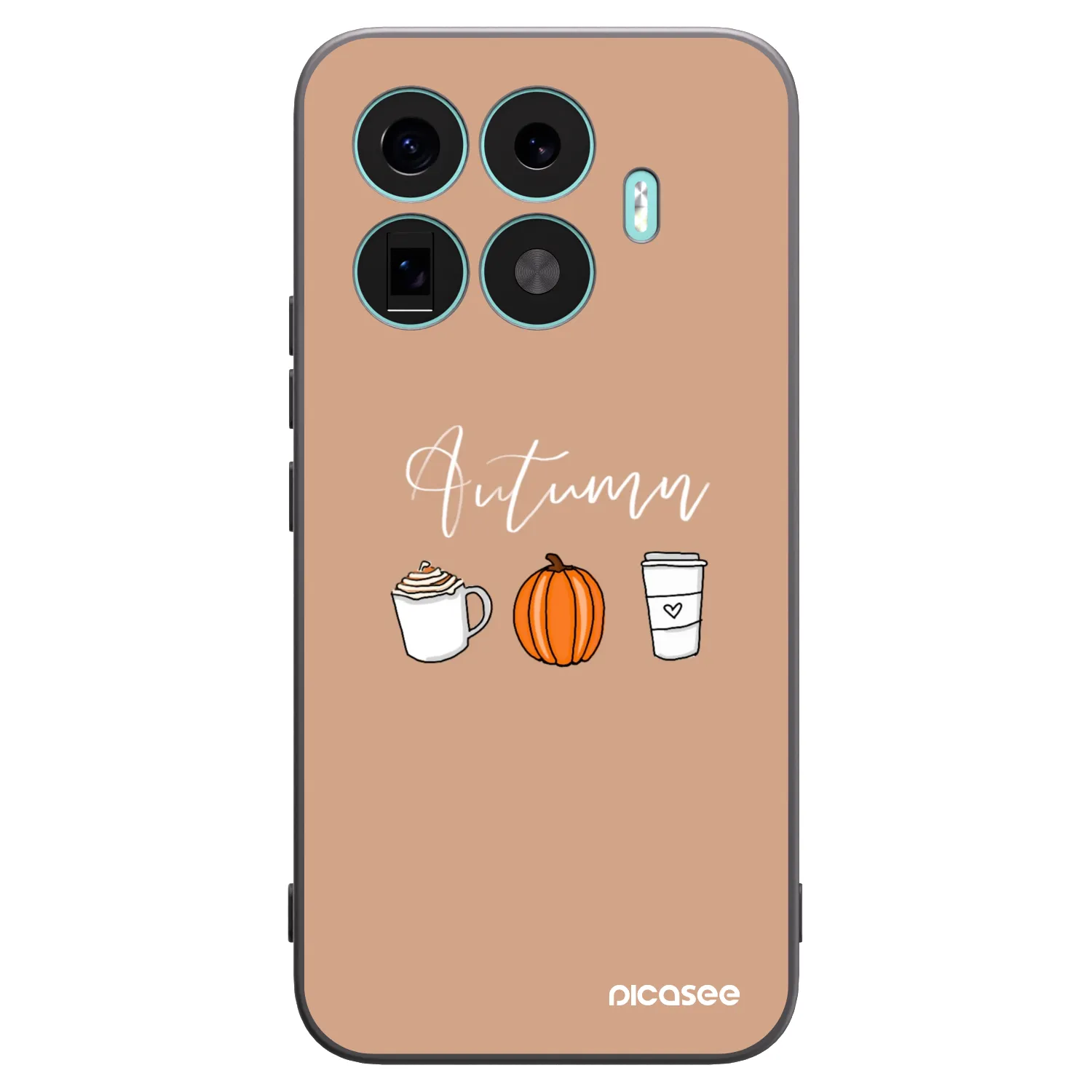 Picasee silikonový černý obal pro Xiaomi 17T Pro - Autumn