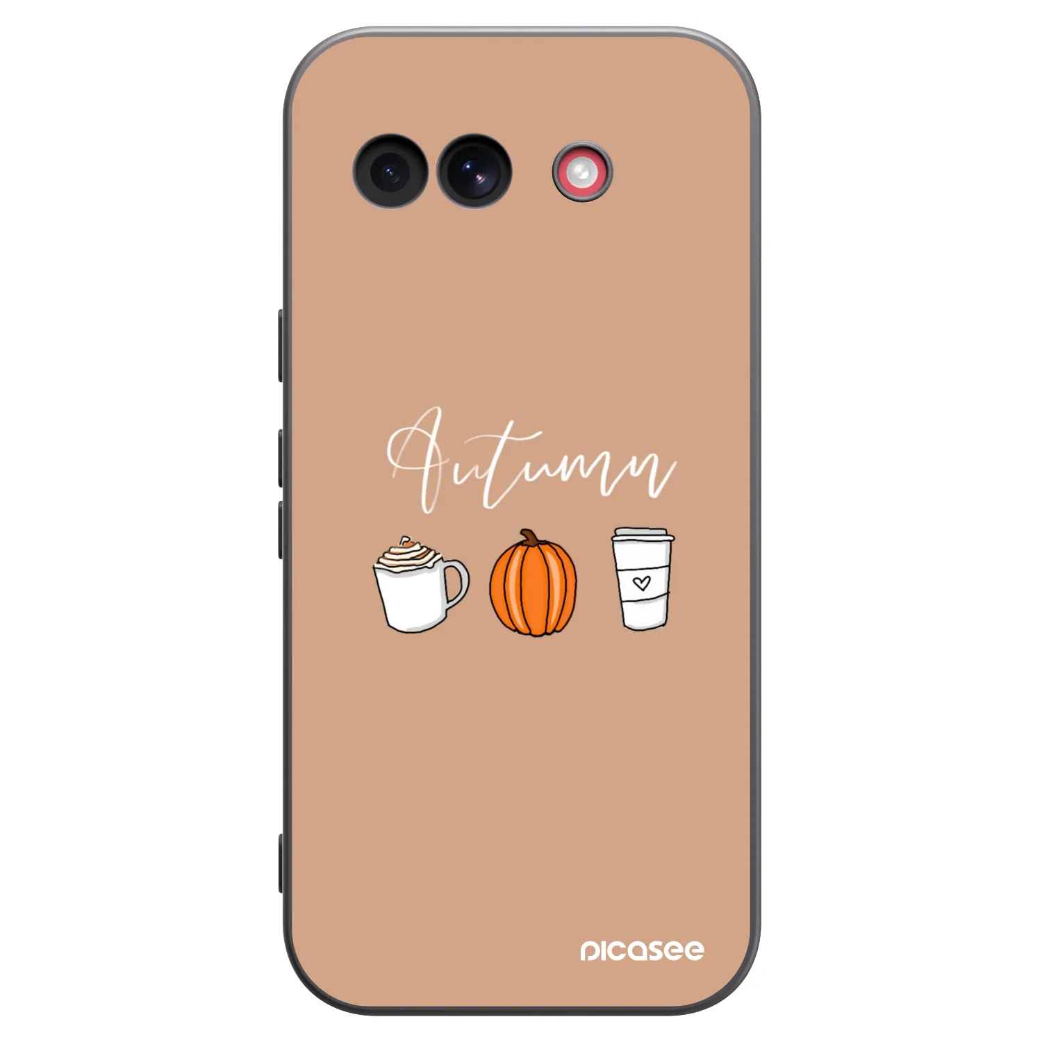 Picasee silikonový černý obal pro Google Pixel 10a - Autumn