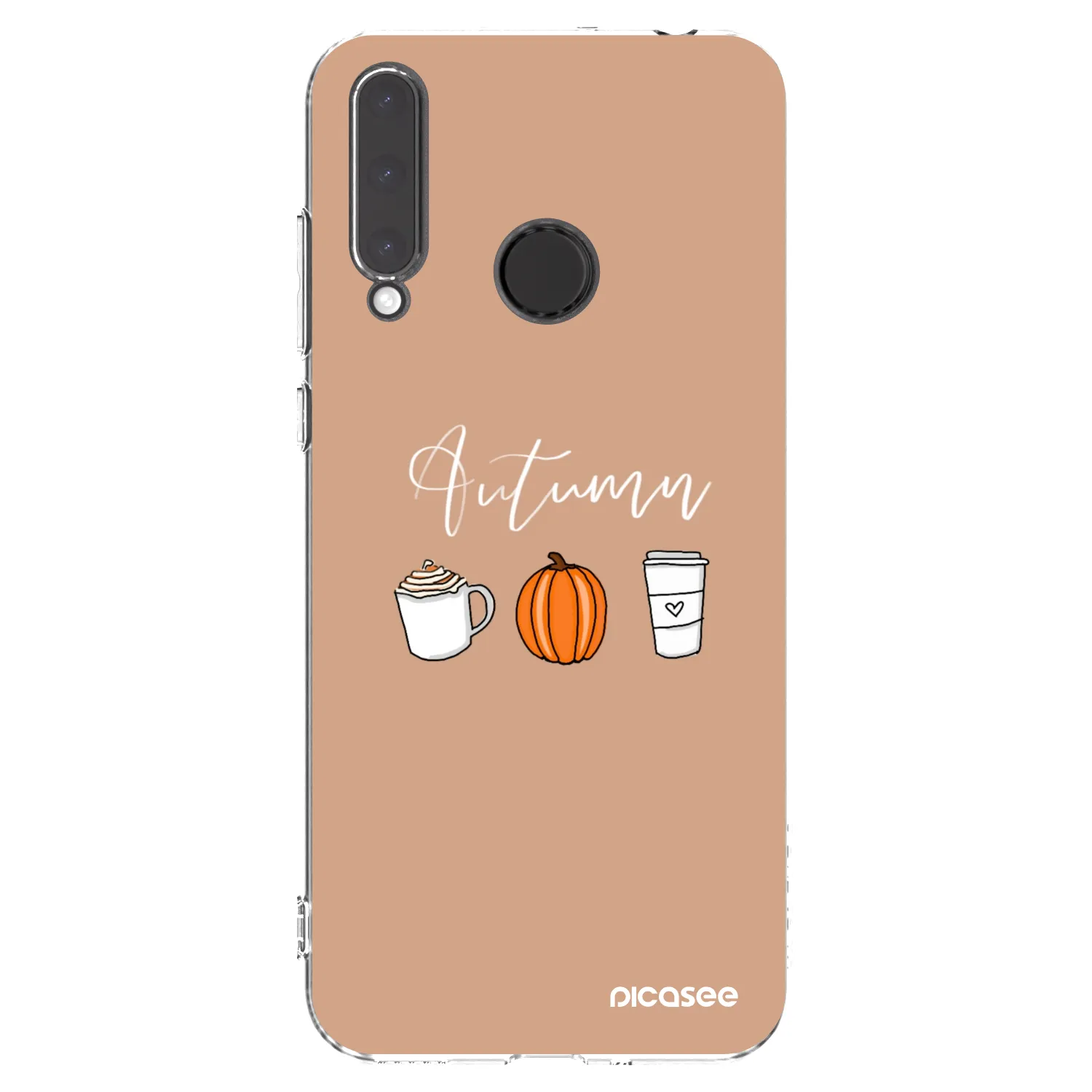Picasee silikonový průhledný obal pro Honor 20 Lite - Autumn
