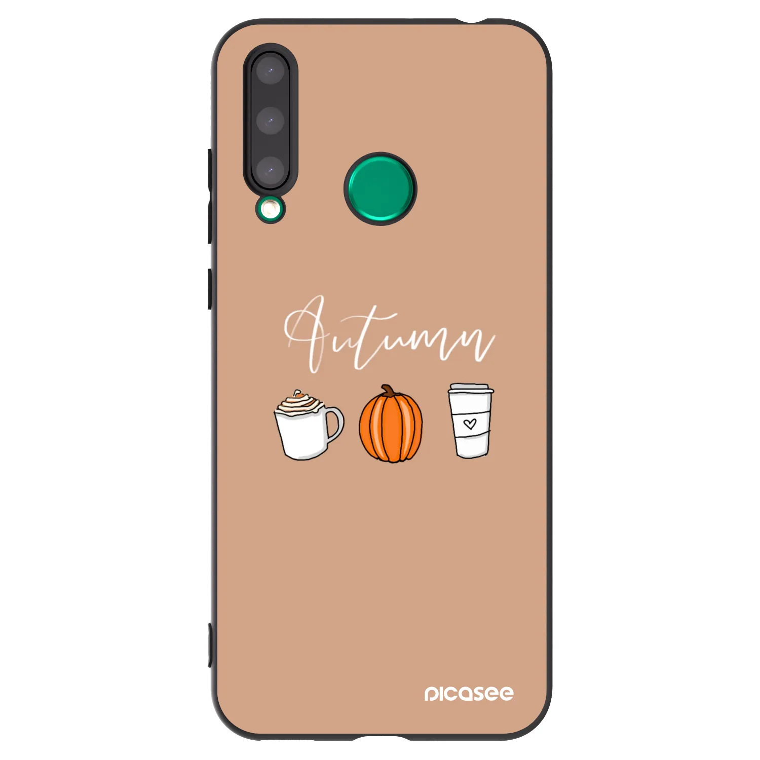 Picasee silikonový černý obal pro Honor 20 Lite - Autumn