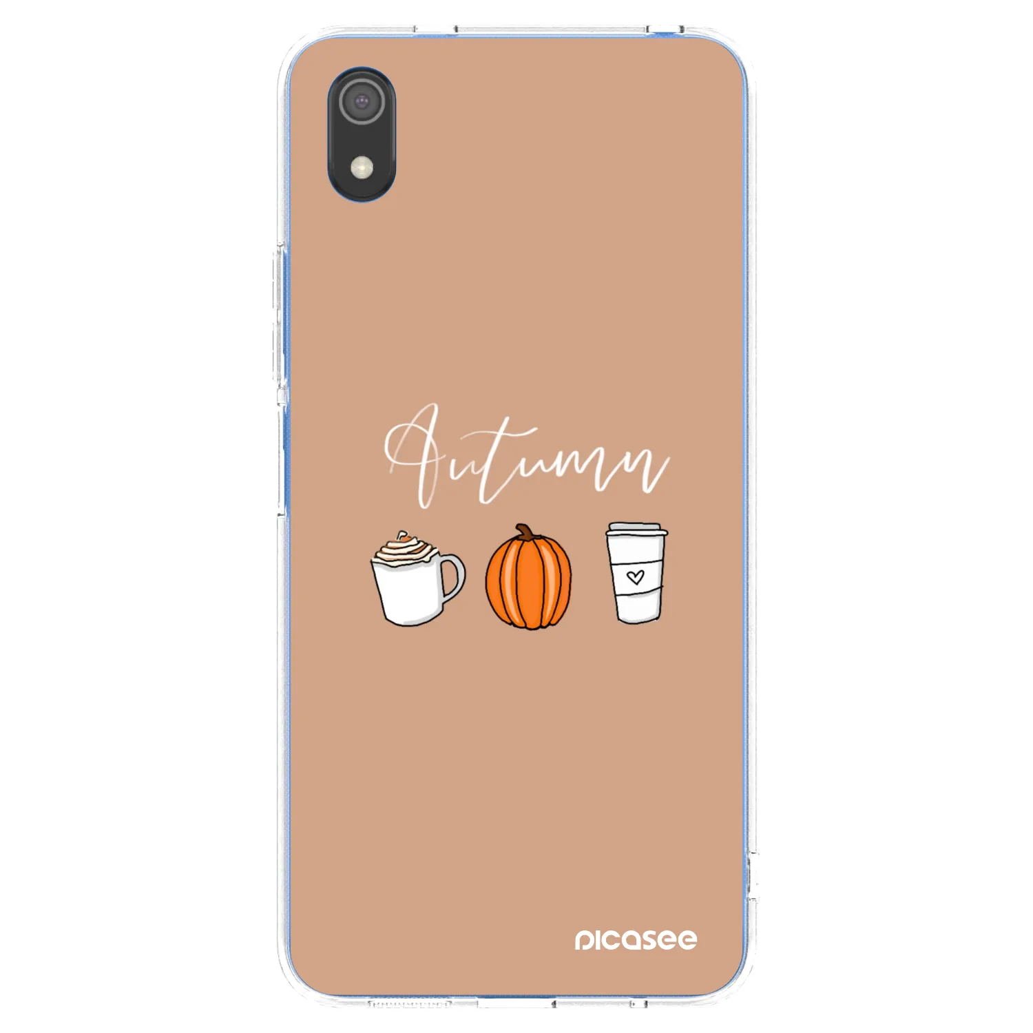 Picasee silikonový průhledný obal pro Xiaomi Redmi 7A - Autumn